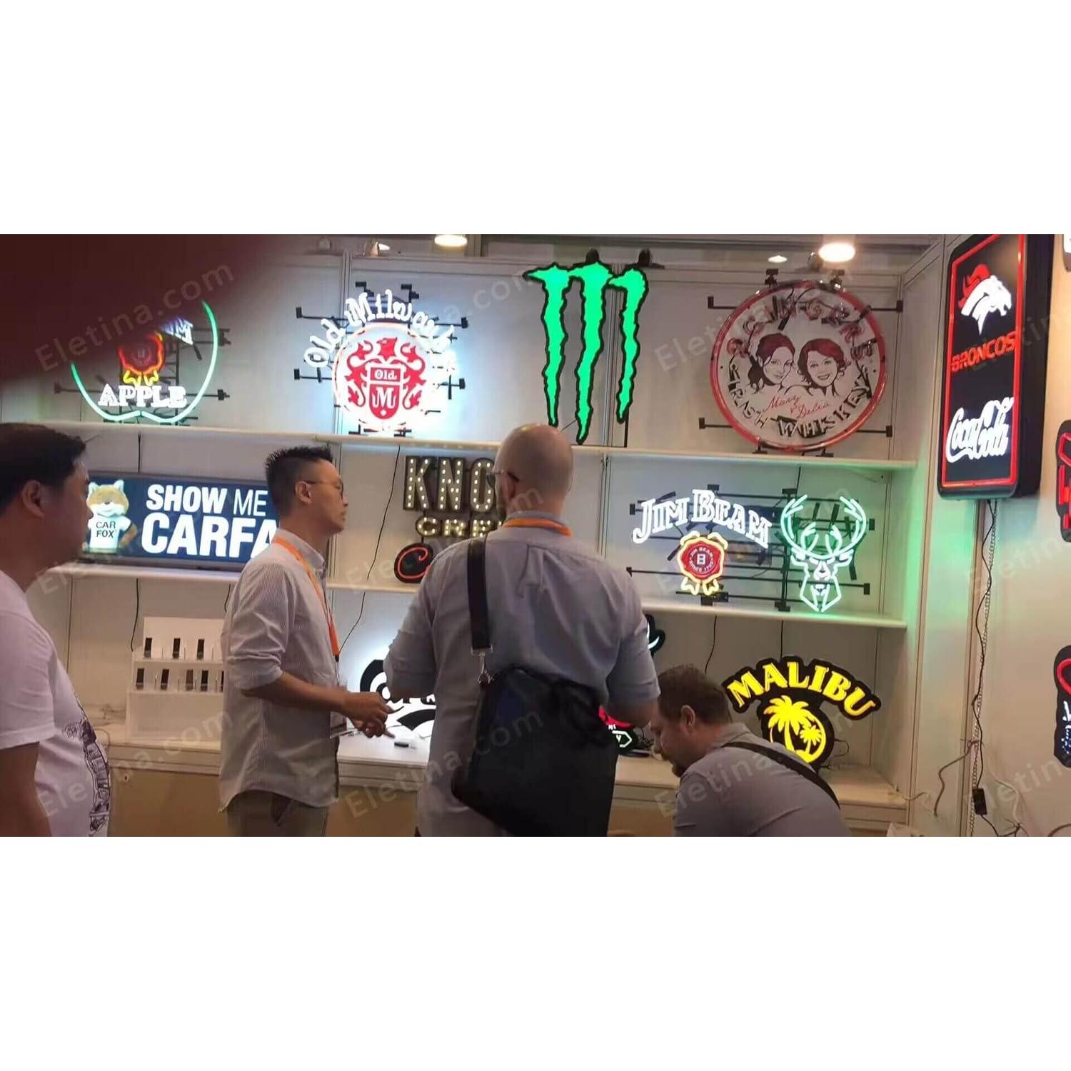 Cartel de Neón Bienvenido a Las Vegas Hvkeer 20x24 Pared