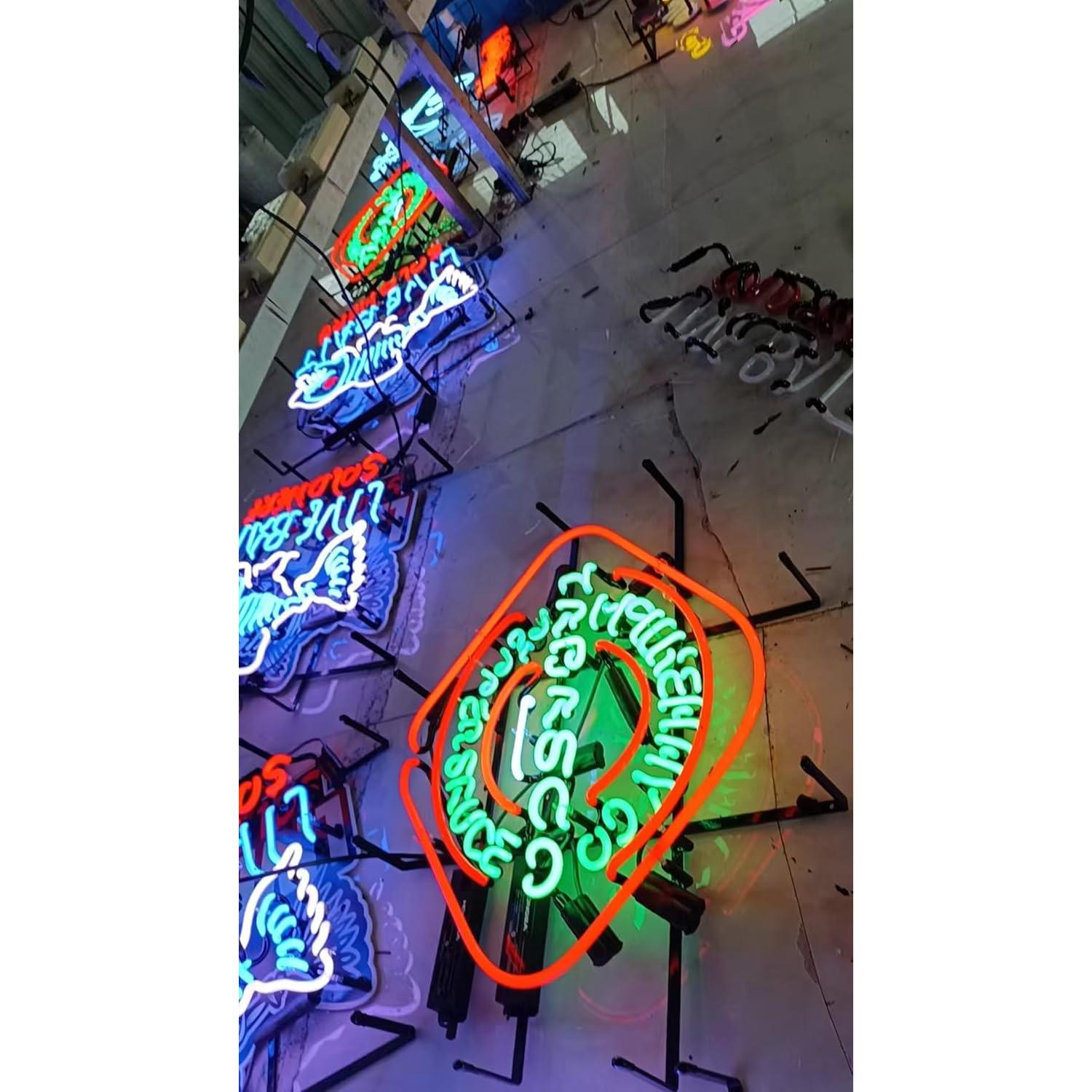 Cartel de Neón Rectangular MeiLi Tabasco 58x50 cm