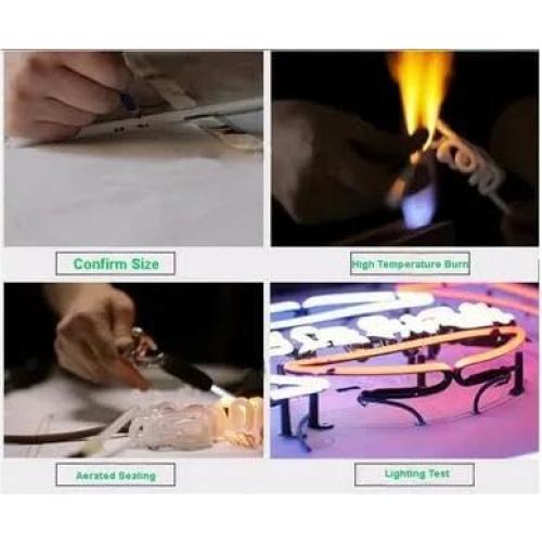 Cartel de Neón Rectangular MeiLi Tabasco 58x50 cm