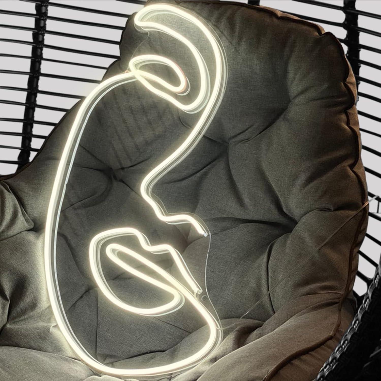 Letrero de Neón Cara CocooTu 32x43 cm Luz LED Decorativa