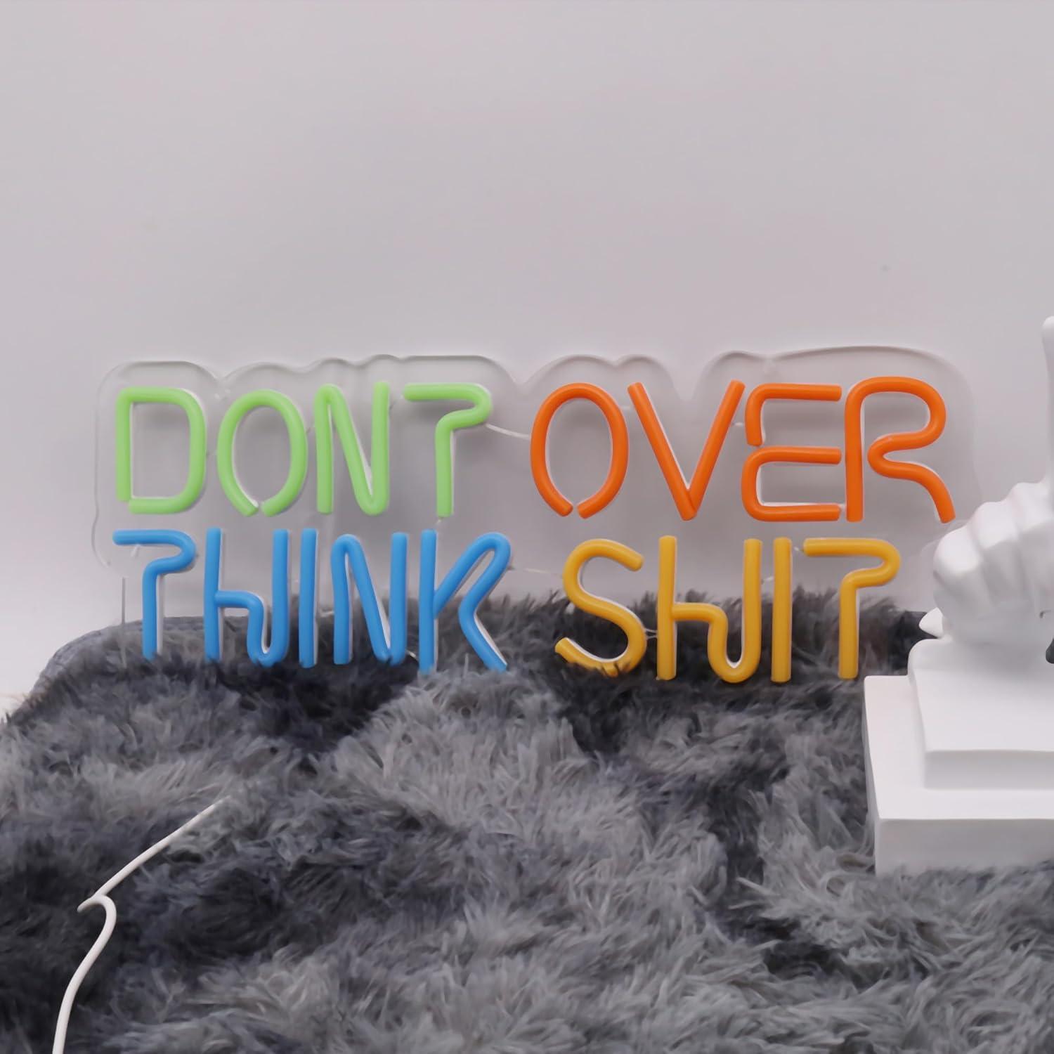 Letrero de Neón LED LAXUEDEER USB 43.69x19.30cm Azul