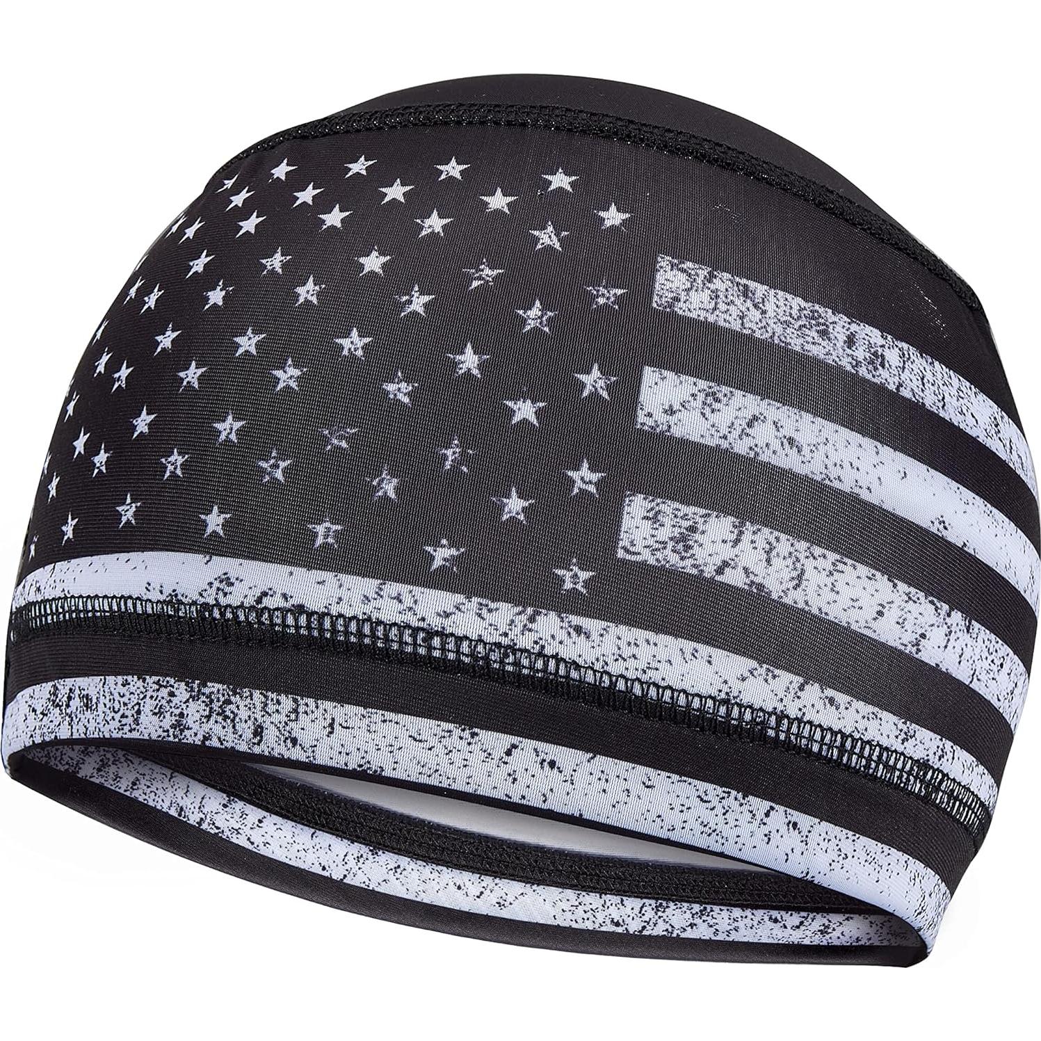 Gorra de Calavera RiderVibe RV-H402-11-S Ajustable Negra