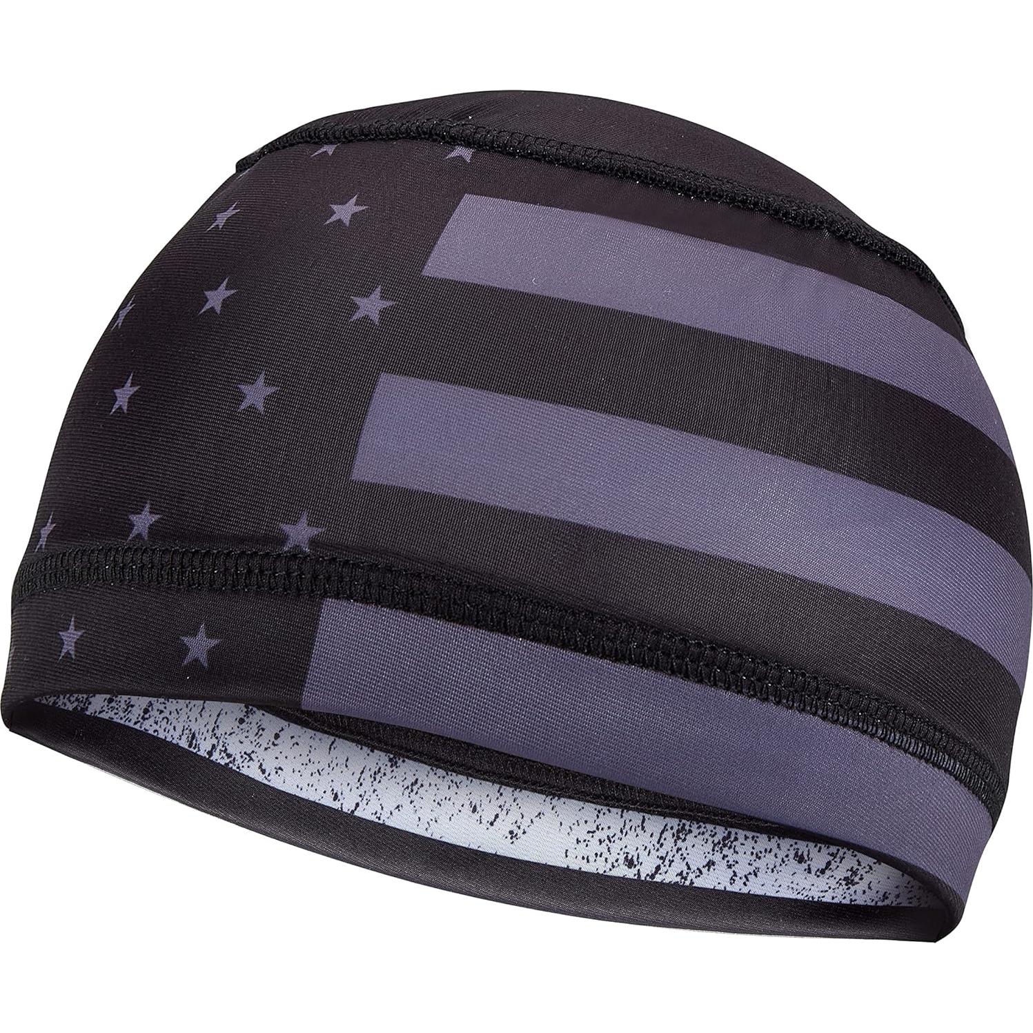 Gorra de Calavera RiderVibe RV-H402-11-S Ajustable Negra