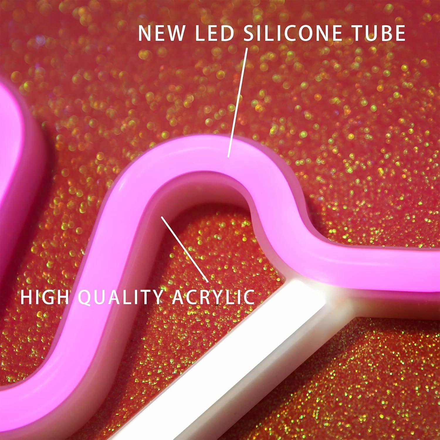 Luz Nocturna Helado YAOZHOU LED Rosa 4.5V Decoración