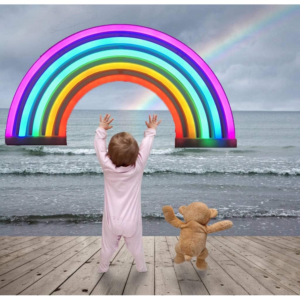 Luz de Neón Arcoíris LED Nordstylee 30x30 cm Decoración