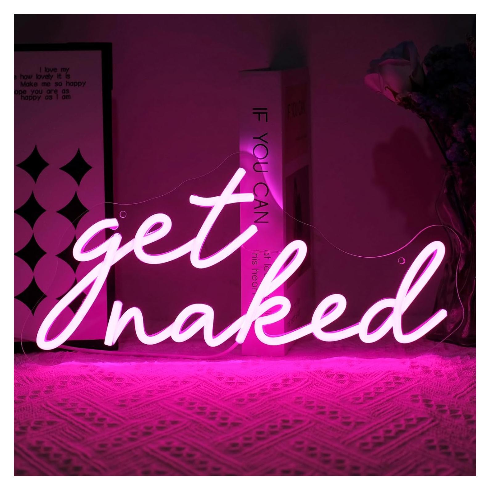 Luz de Neón LED Get Naked Regulable para Decoración