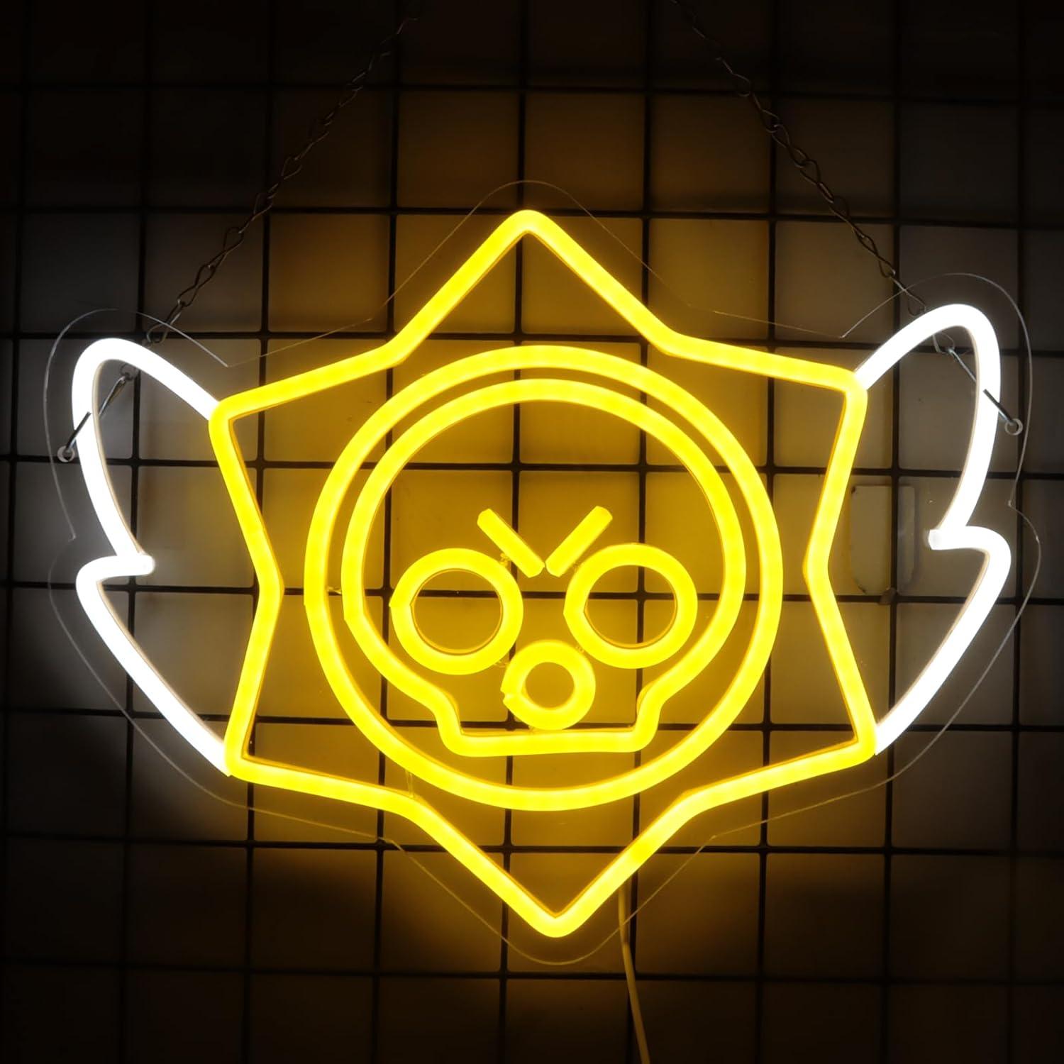 Luz de Neón LED Estrellas lmprintNook 43x33 cm Regulable