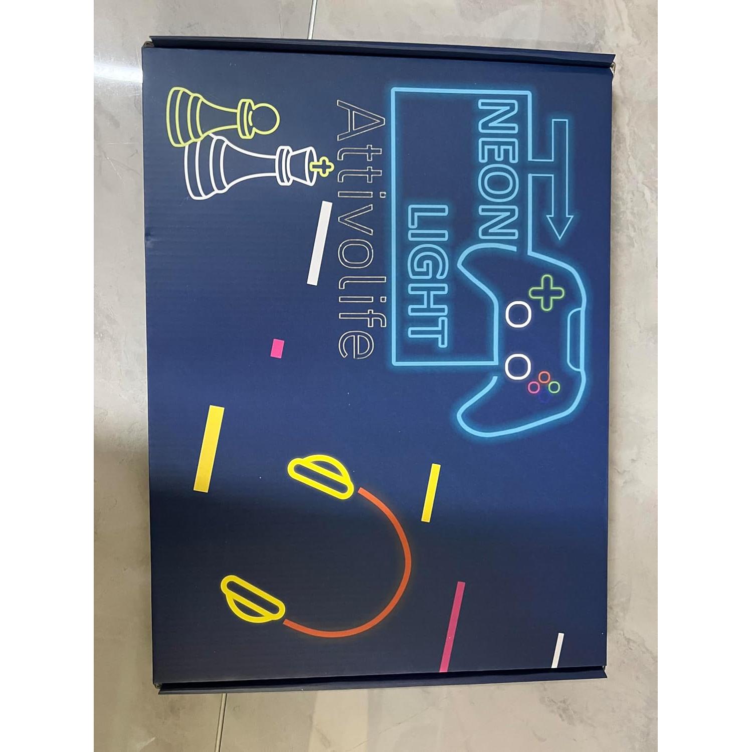 Lámpara Neon Mano Rock Attivolife 25.8x16.8cm USB Decorativa