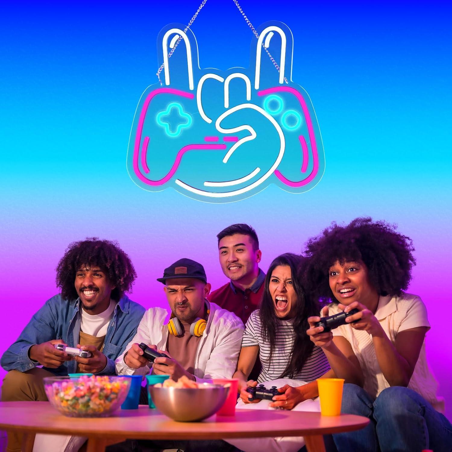 Luz de Neón LED Oneneno Control Personalizable 32.9x34.9cm