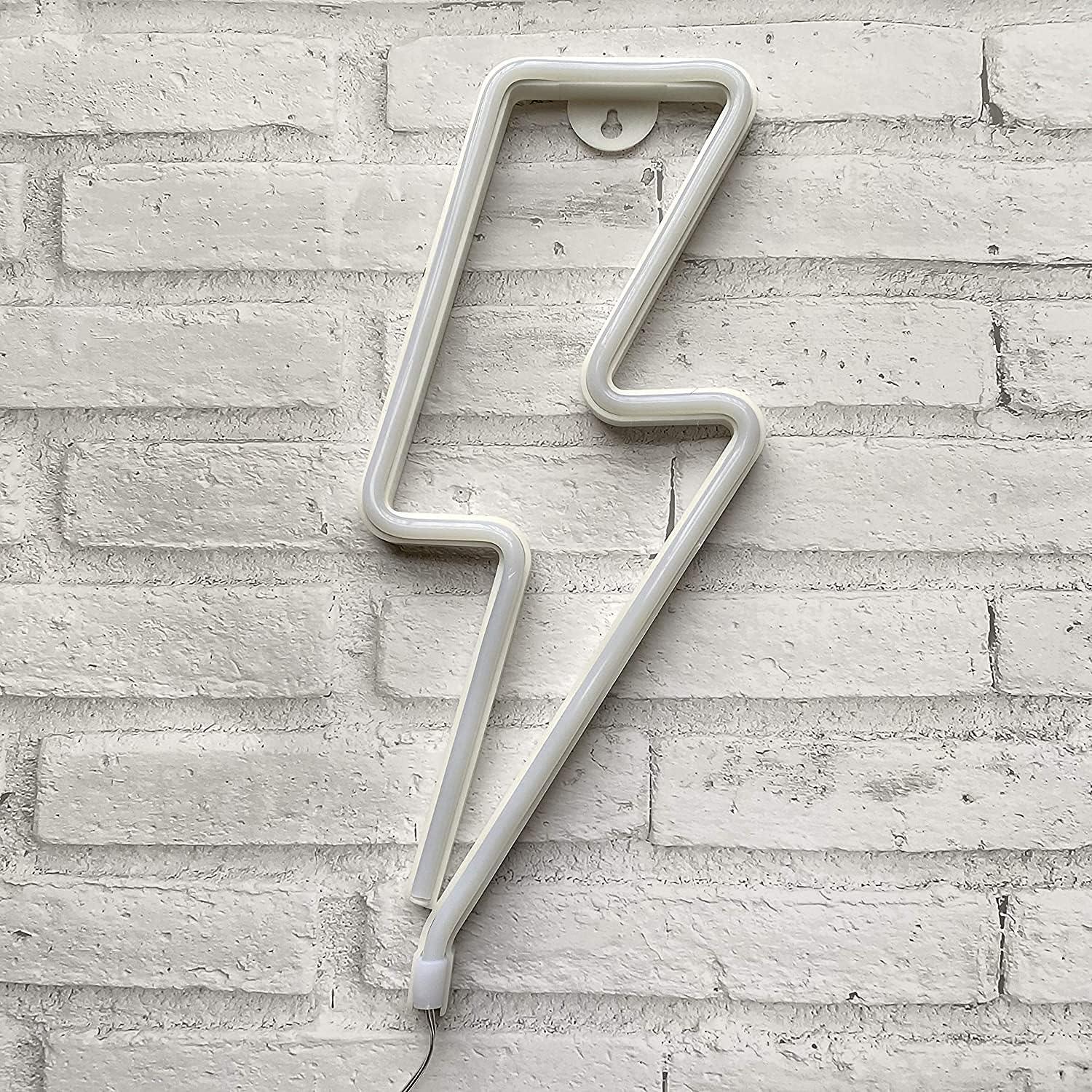 Luz de neón rayo Attivolife LED 27.9x14cm decoración hogar