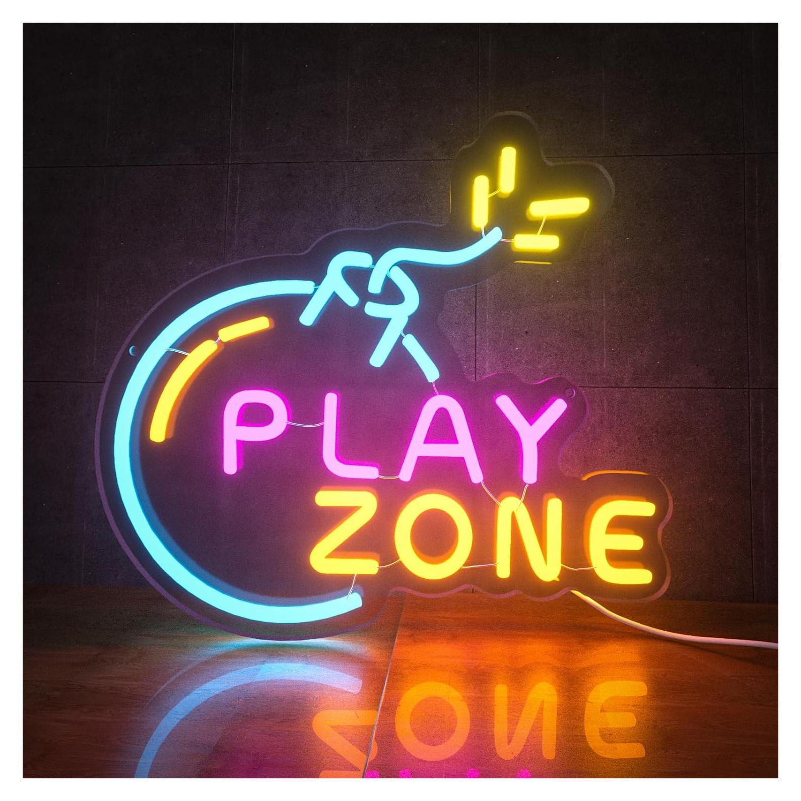 Letrero de Neón Bomb Gamer Maleoruigy 35x32 cm LED Regulable