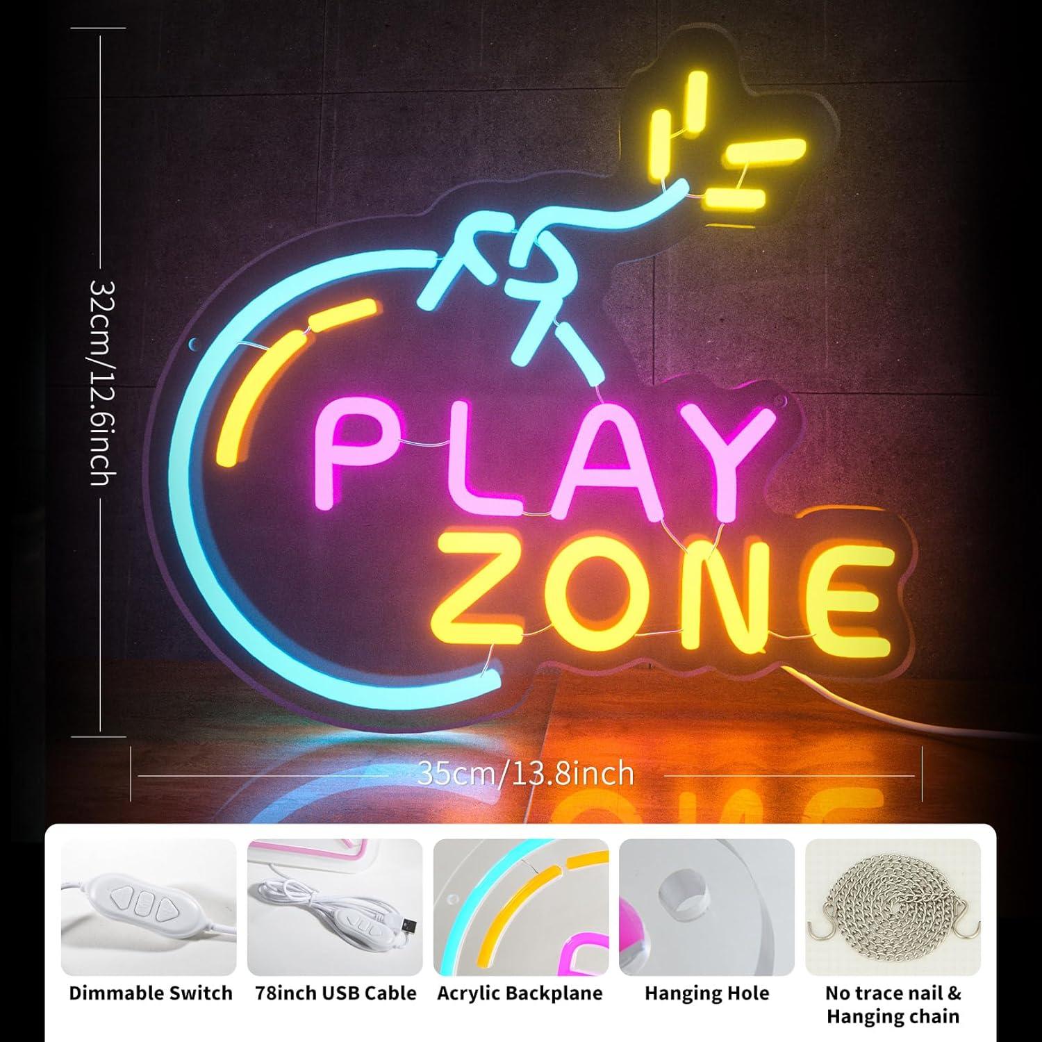 Letrero de Neón Bomb Gamer Maleoruigy 35x32 cm LED Regulable