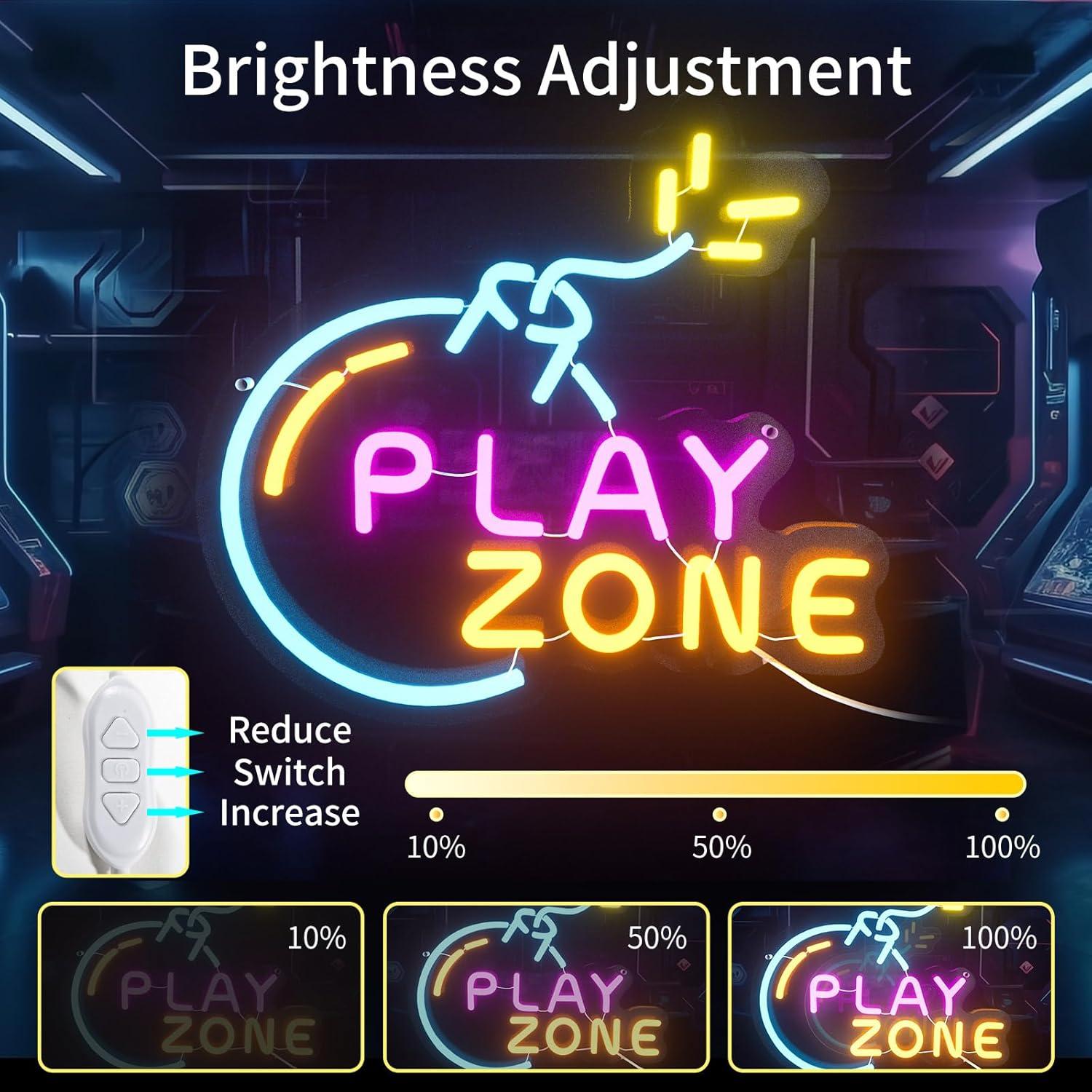 Letrero de Neón Bomb Gamer Maleoruigy 35x32 cm LED Regulable