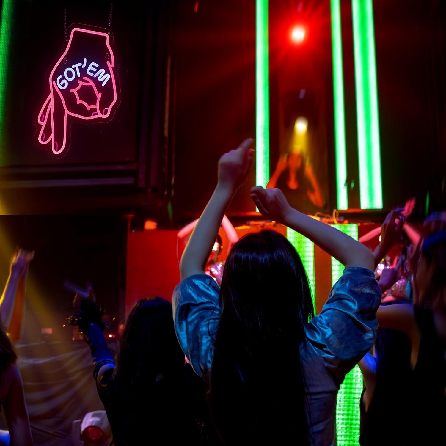 Letrero Neón GOT EM ZODZ 42x32 cm Luz LED Regulable