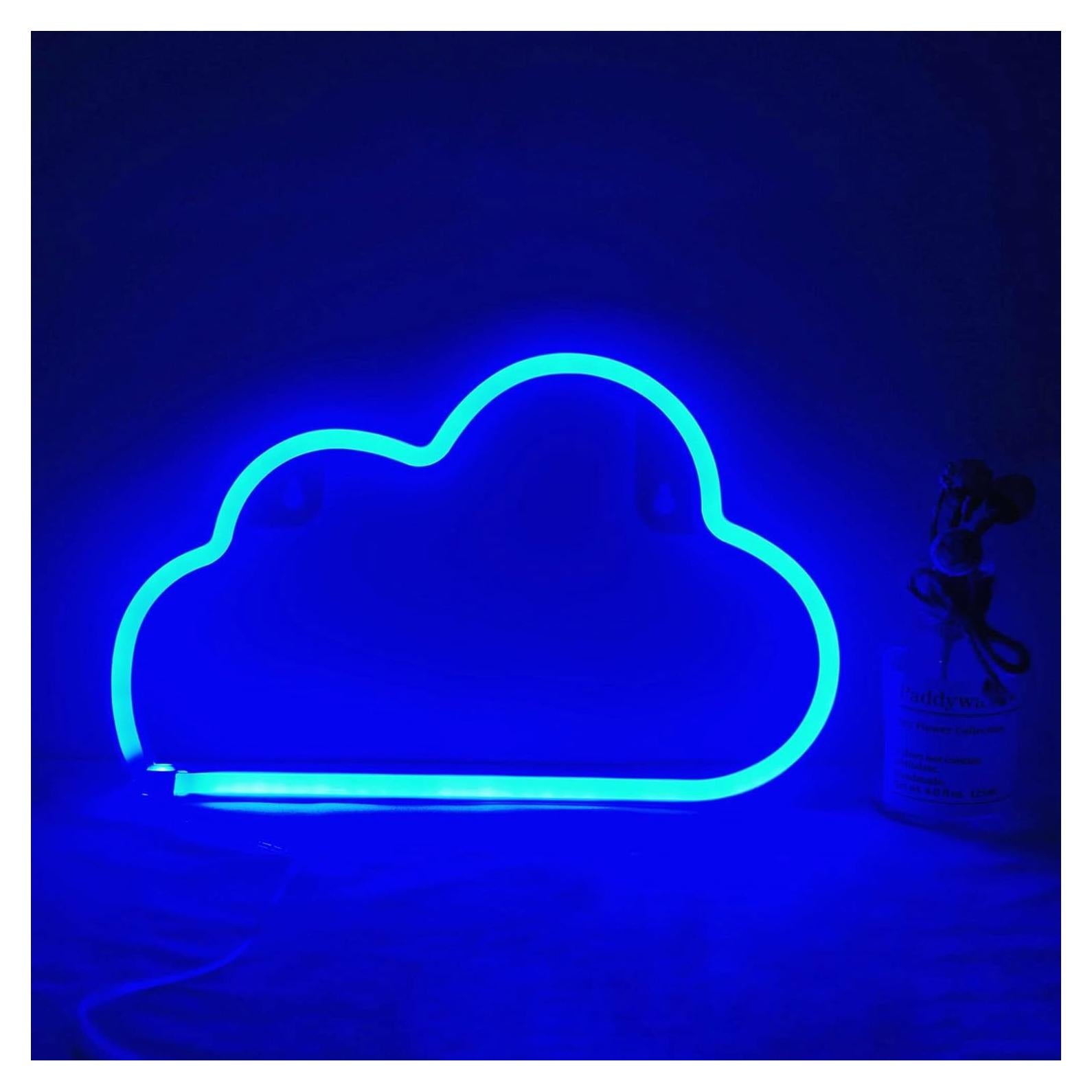 Luz de Neón LED Nube NiniTe LIGHTS - Decoración Azul