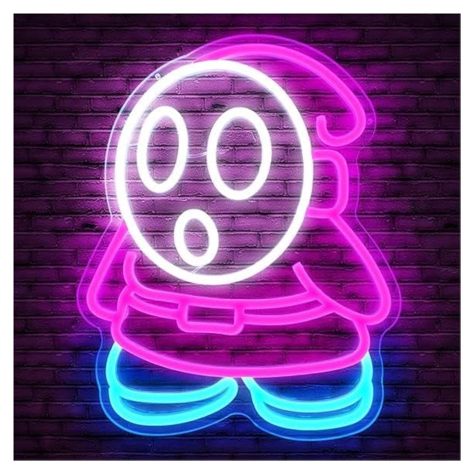 Luz de Neón LED Fantasma Cheunyar 34x27cm Regulable