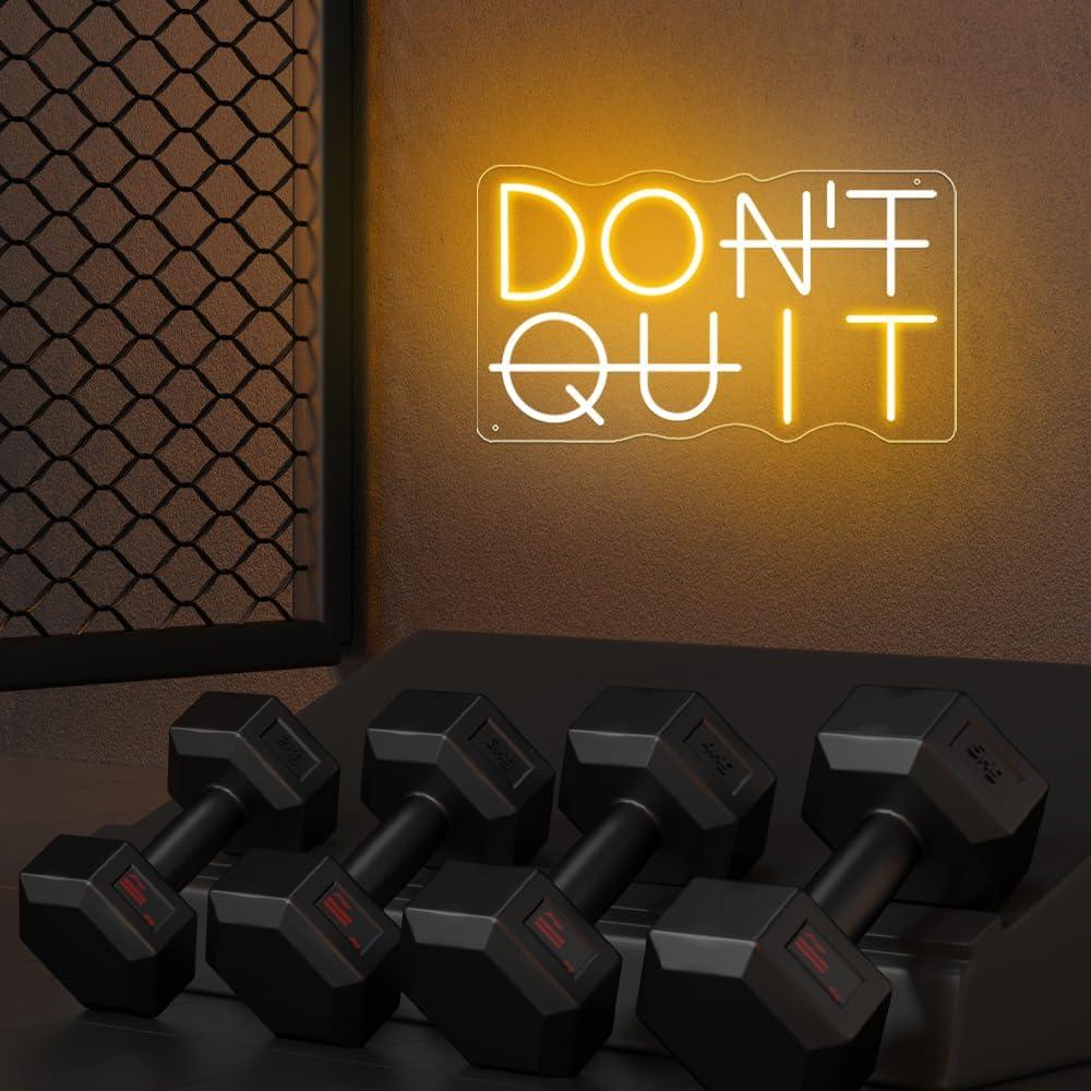 Letrero Neón LED No Te Rindas YLSZZO 39.88x22.86cm USB