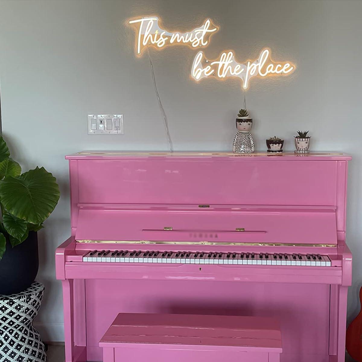 Letrero Neón Decorativo Goolsee 111x20 cm Blanco Cálido