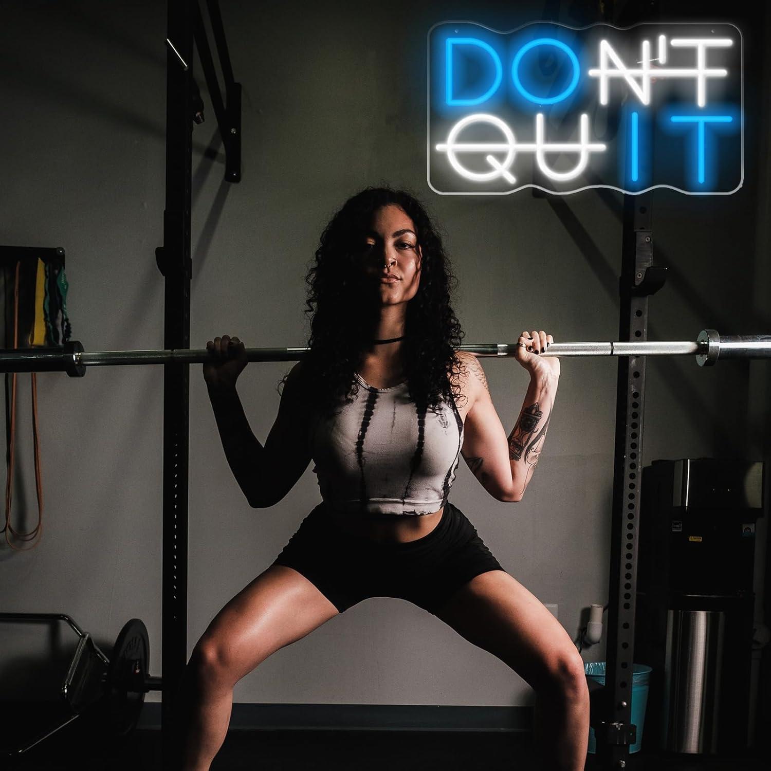 Cartel de Neón KENFARI No Te Rindas 42x23cm USB Ajustable