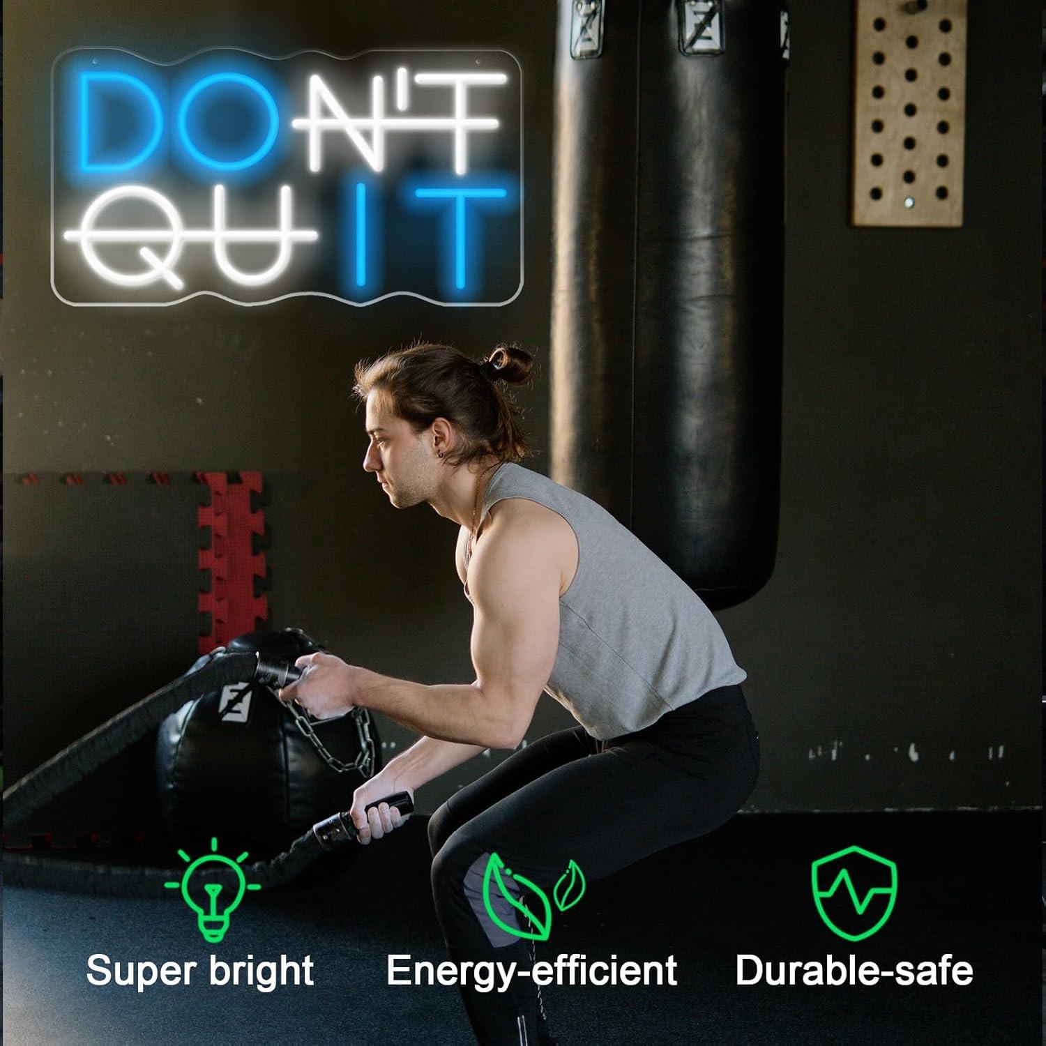 Cartel de Neón KENFARI No Te Rindas 42x23cm USB Ajustable