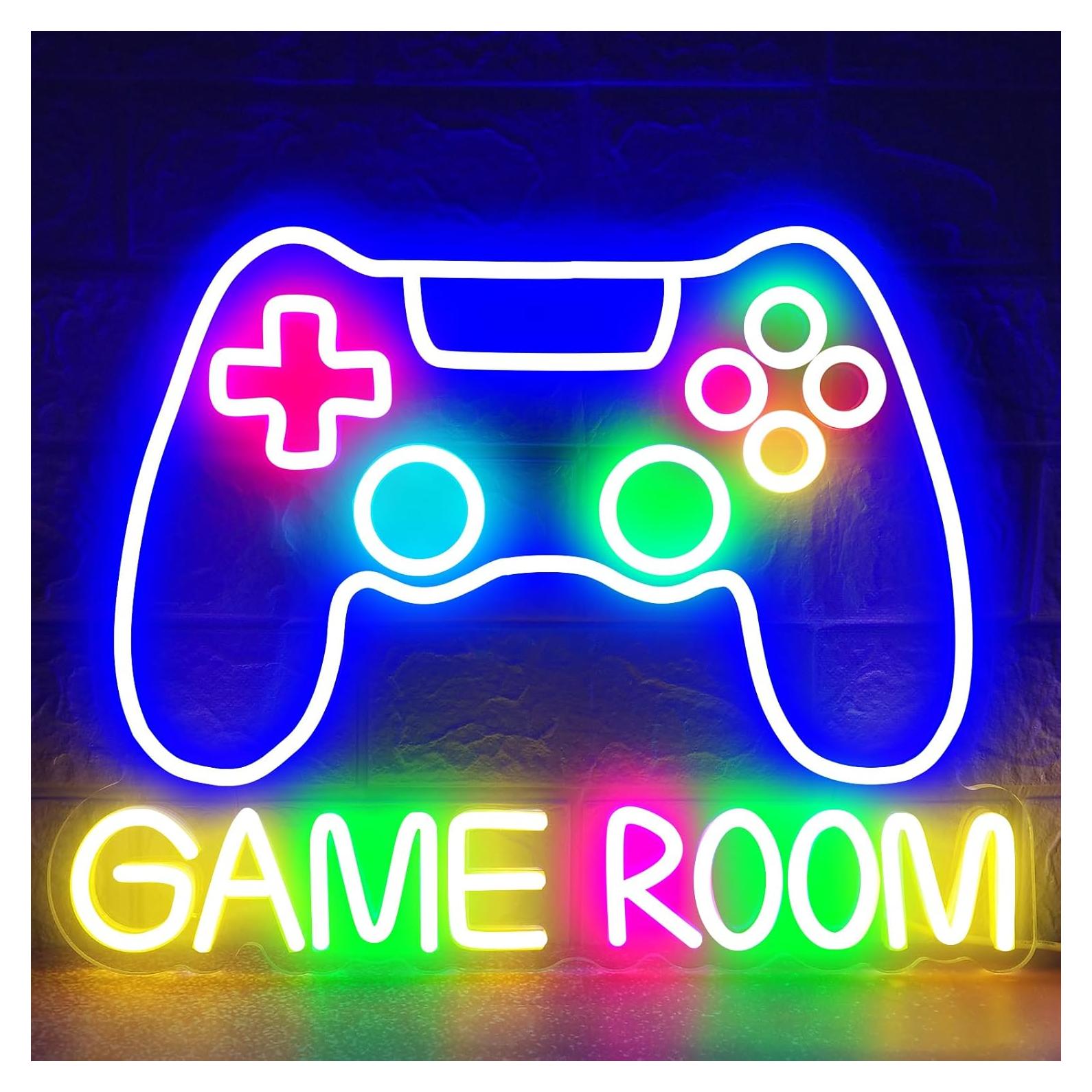 Luz de Neón Gamer LED Regulable 43x33 cm USB XMFRNIDV