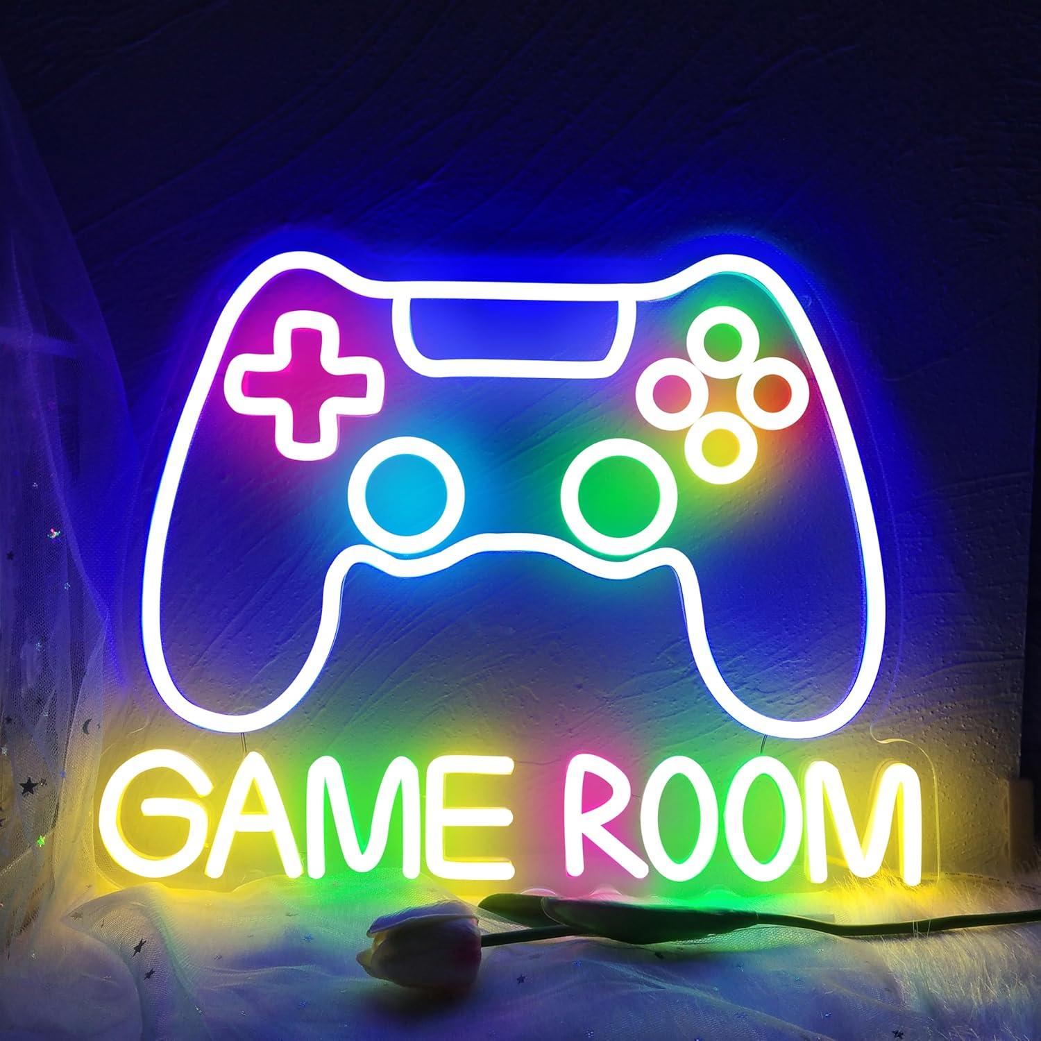 Luz de Neón Gamer LED Regulable 43x33 cm USB XMFRNIDV