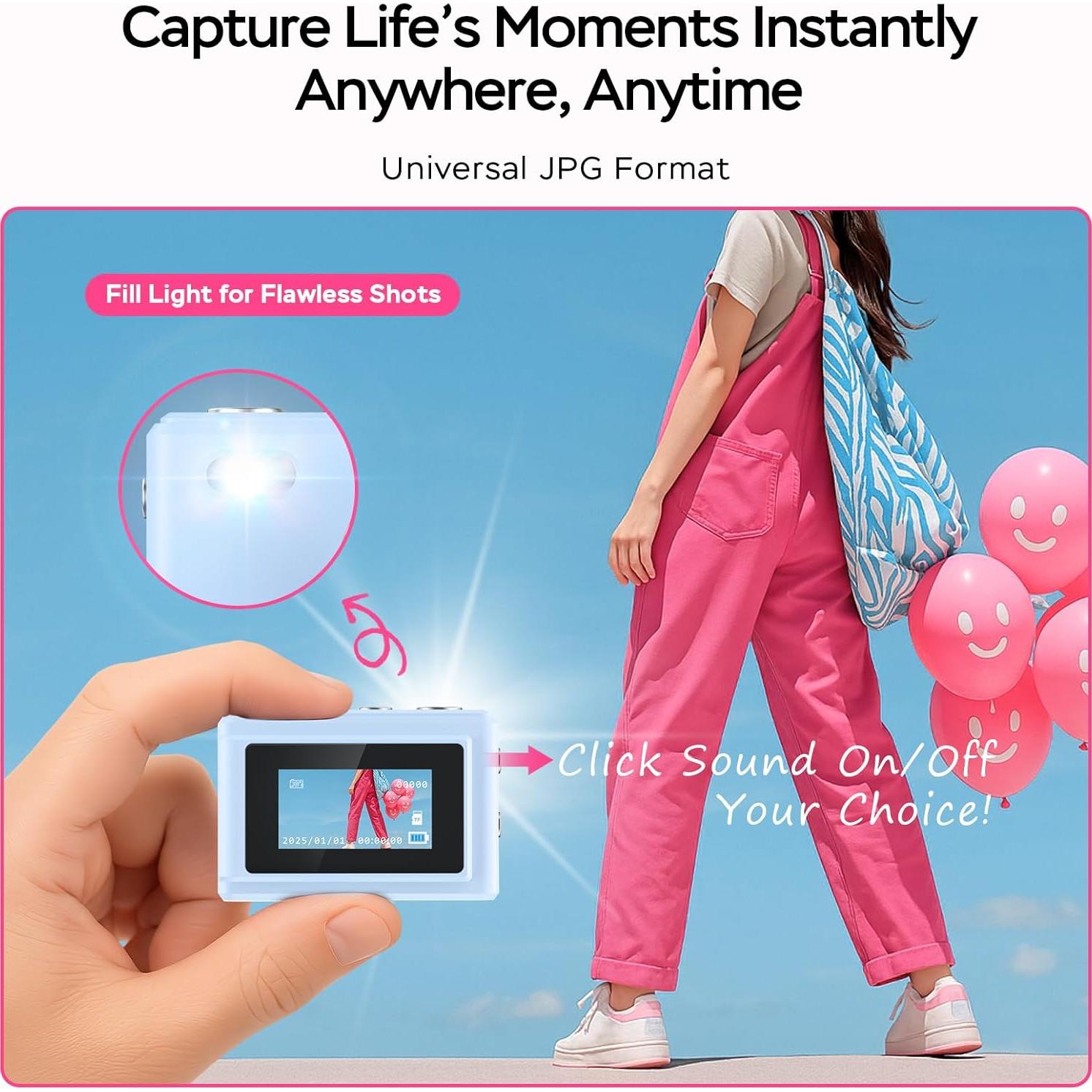 Mini Cámara Llave Dienspeak DC23 1080P 64GB Azul