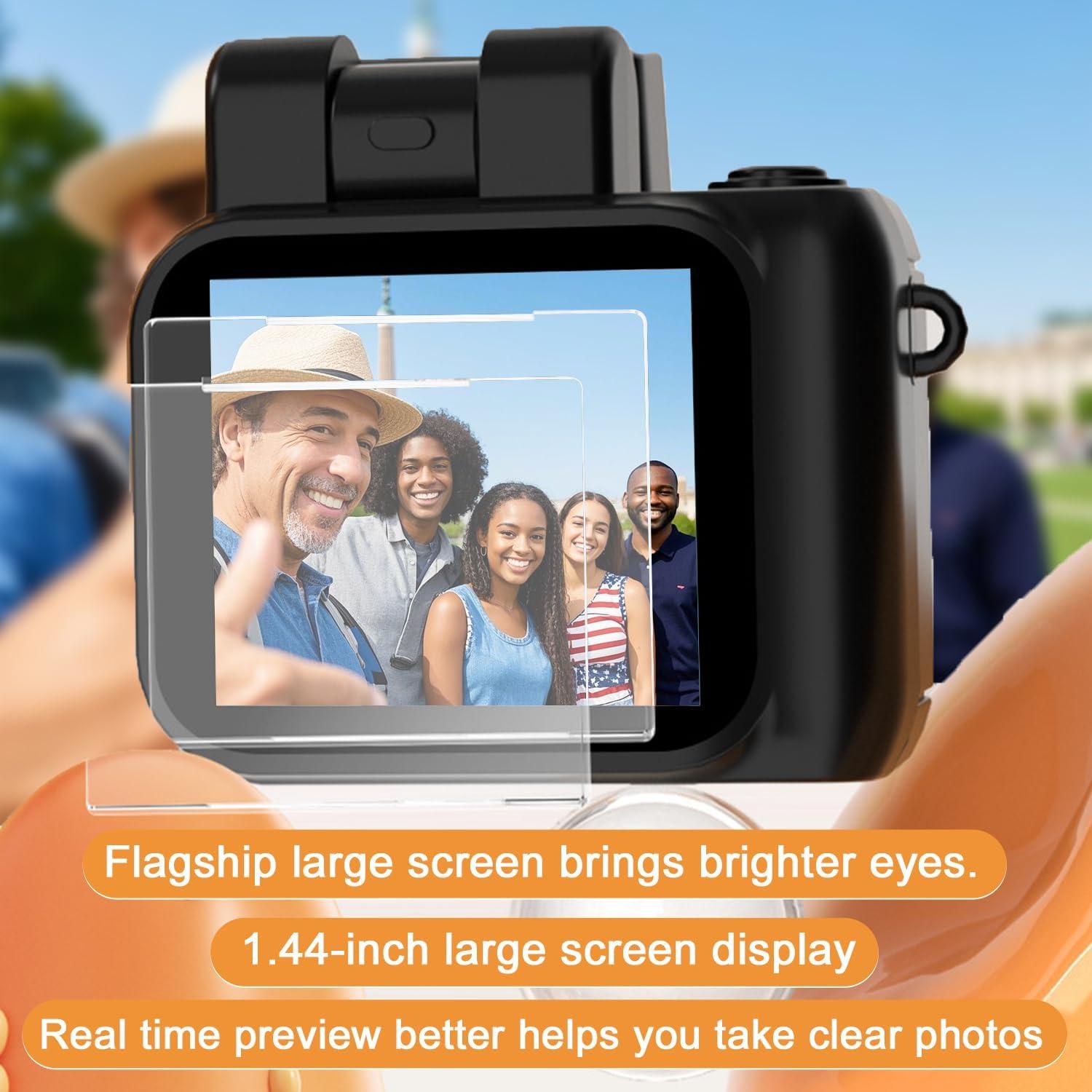 Cámara Retro Snap GSNAGOLE 1080p Mini Llavero 128GB