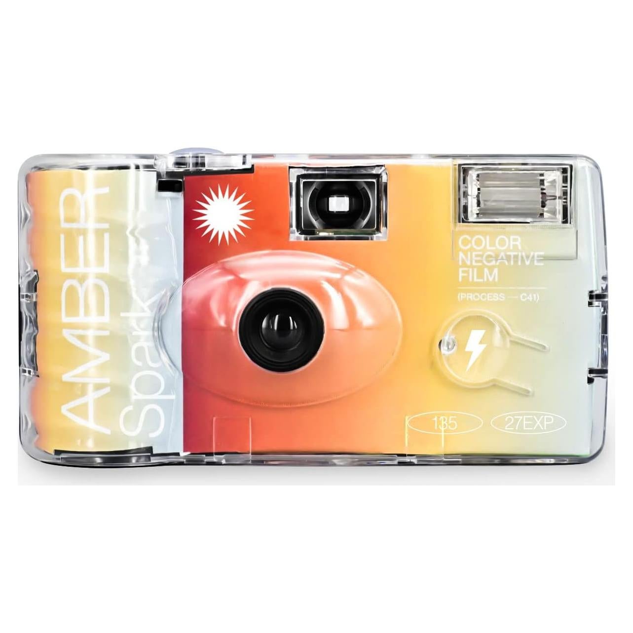 Cámara desechable RETO Amber Spark 35mm 27exp con flash