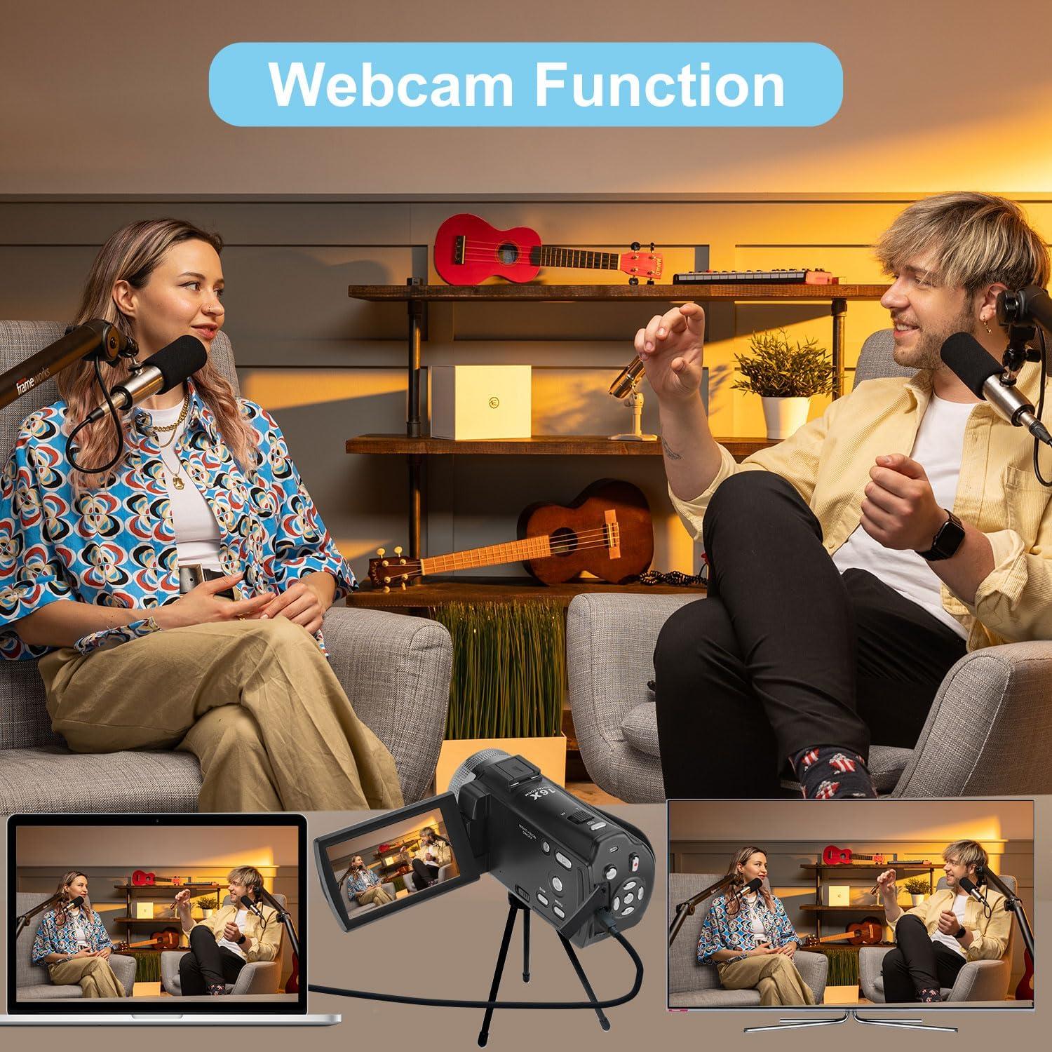 Cámara de Video Ordro HDV-V12 1080P Infrarroja con 16GB