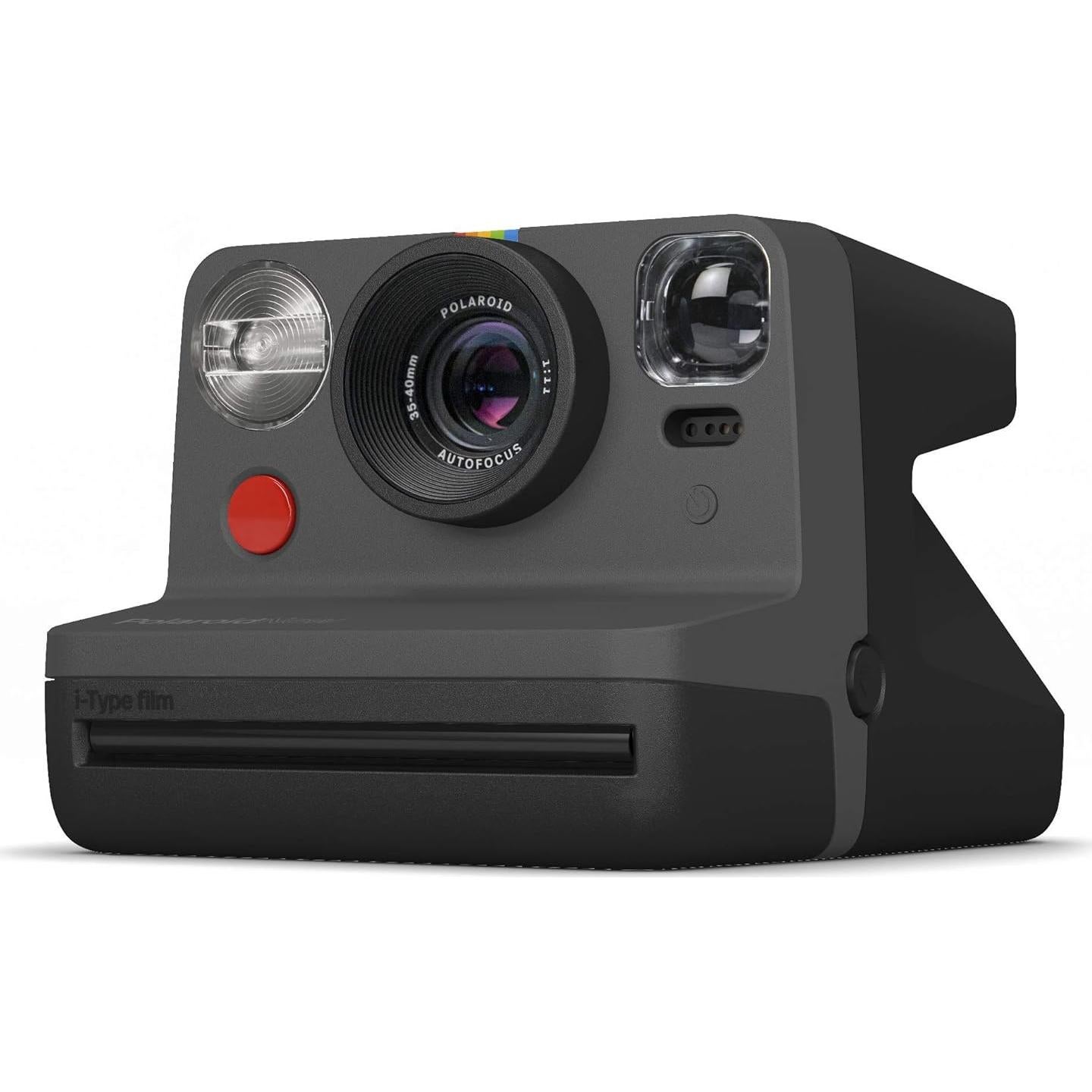 Cámara Instantánea Polaroid Originals Now I-Type Negra + Película