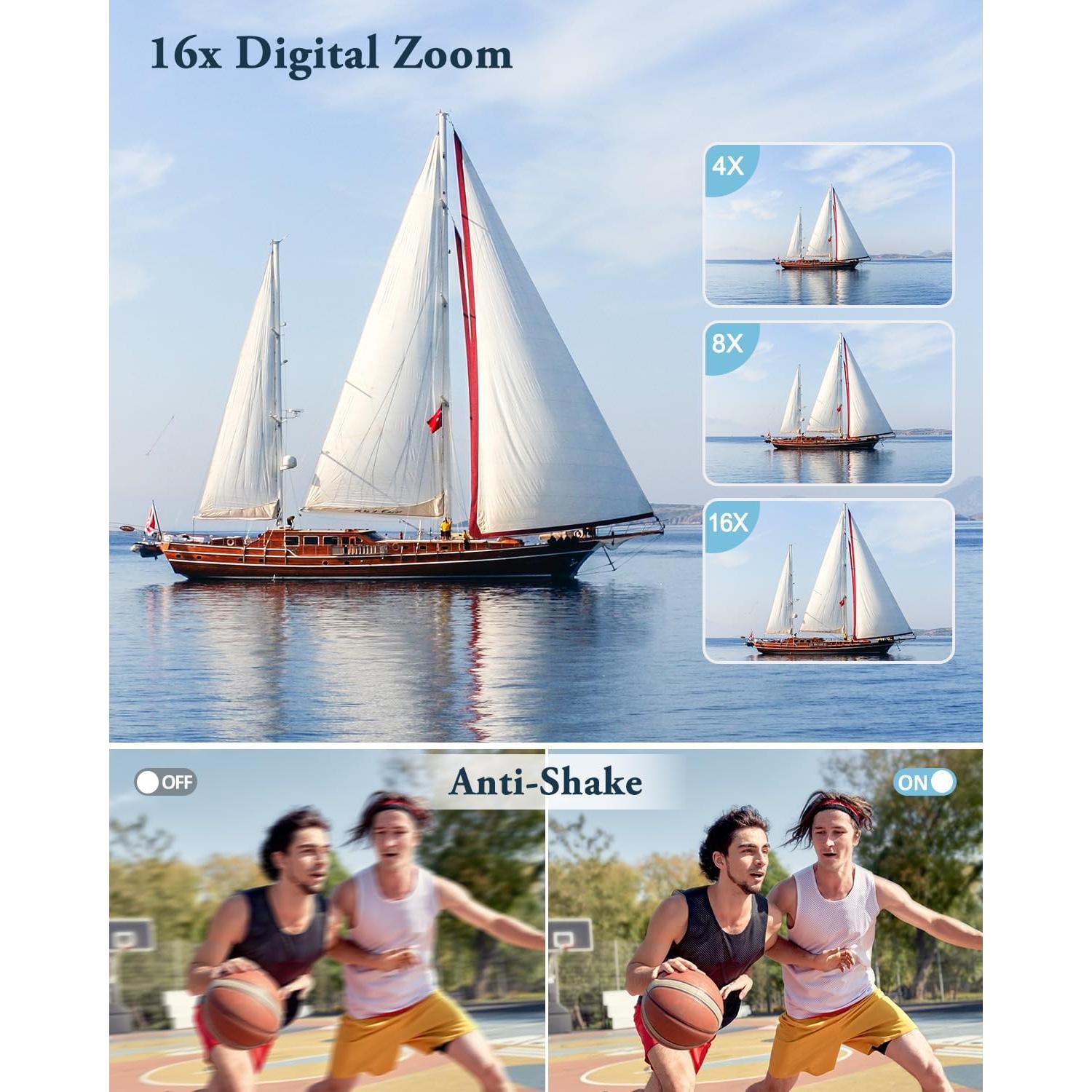 Cámara Digital 4K IGXHAVIZ DC402 48MP Compacta con Zoom 16X