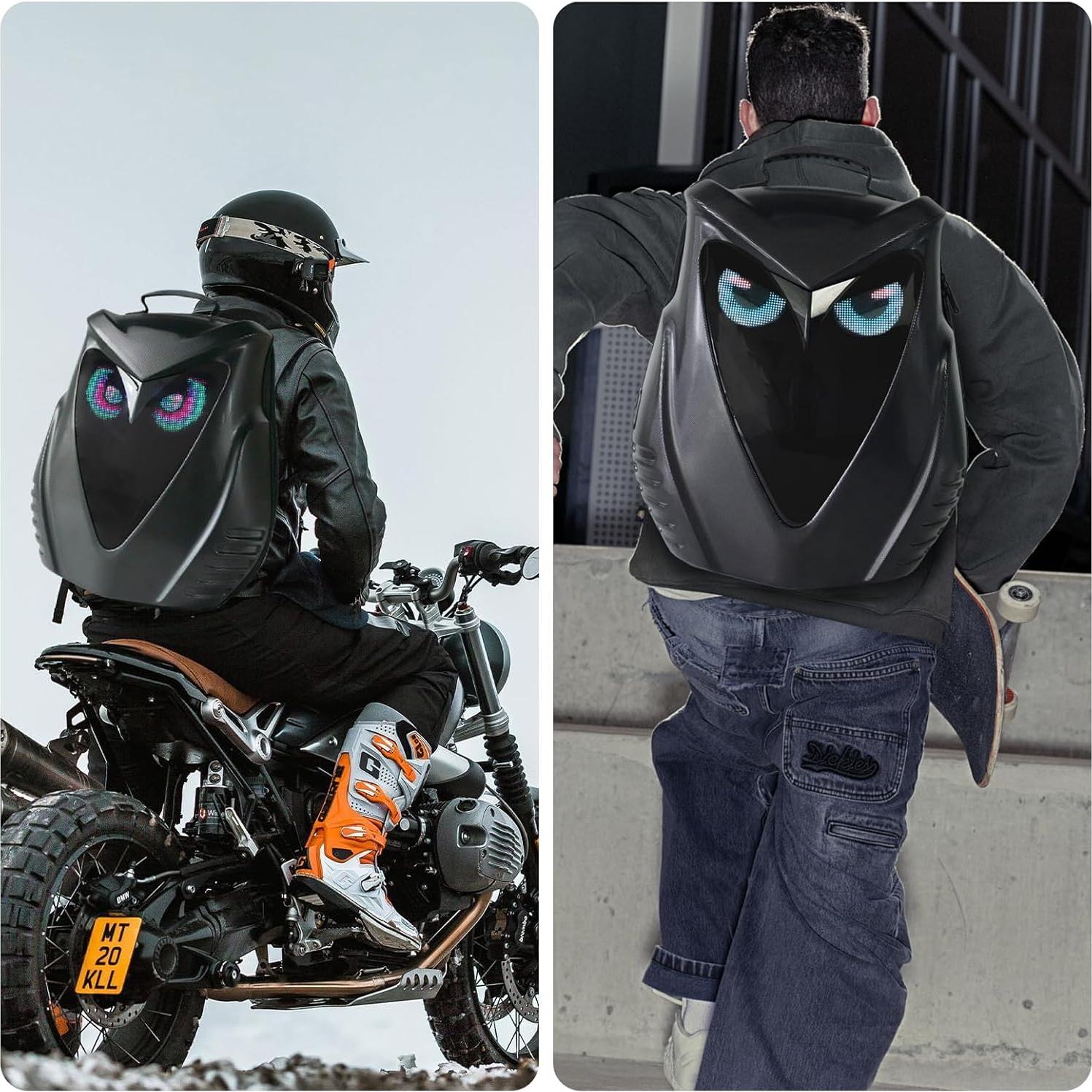Mochila LED DABASHAN para Motocicleta 30L Impermeable