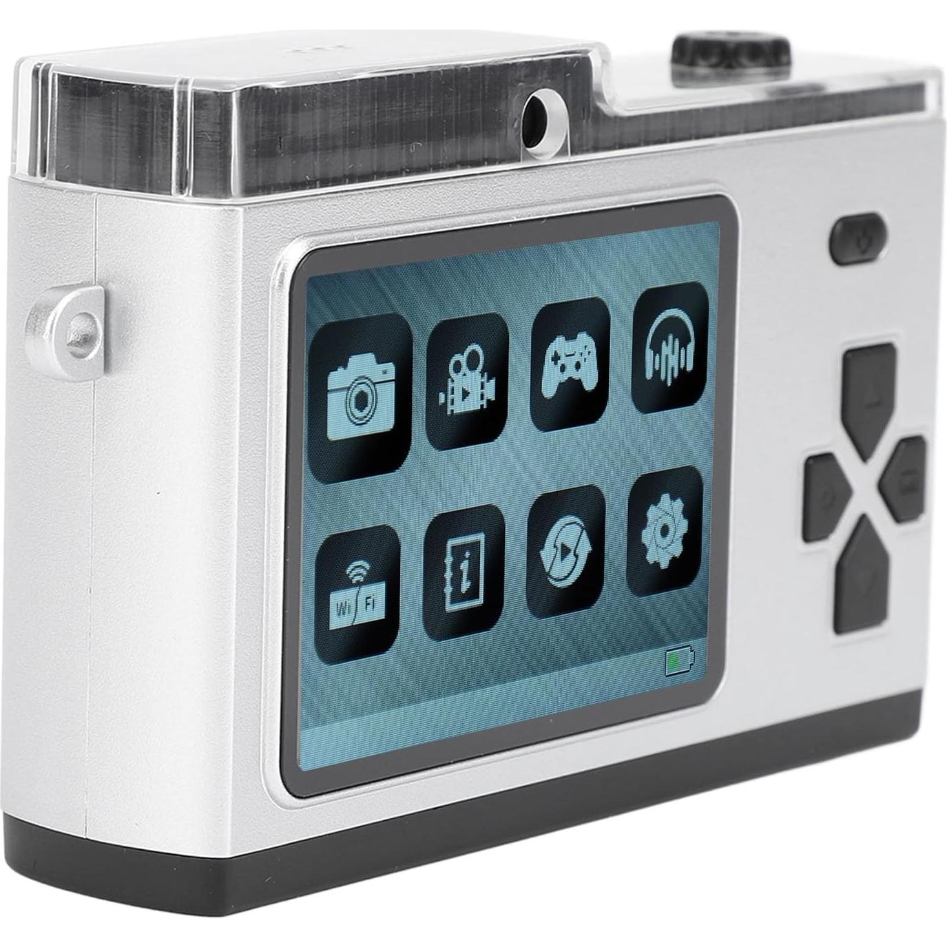 Cámara Digital Compacta ZJchao 48MP 1080P 8X Zoom Plata