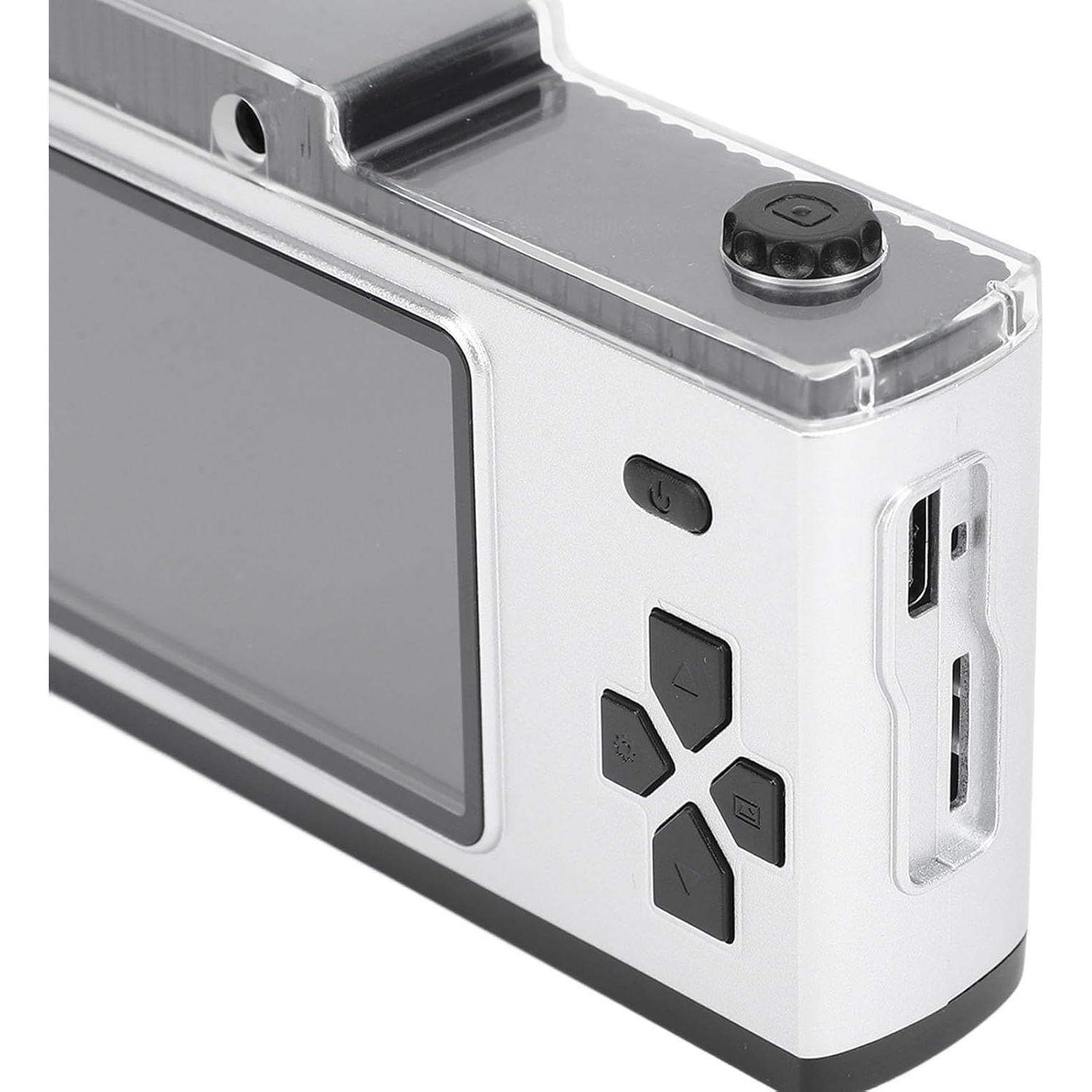 Cámara Digital Compacta ZJchao 48MP 1080P 8X Zoom Plata