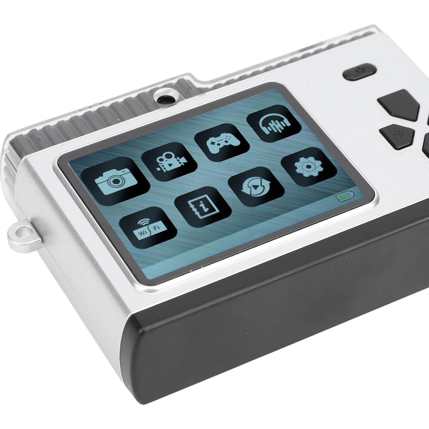 Cámara Digital Compacta ZJchao 48MP 1080P 8X Zoom Plata