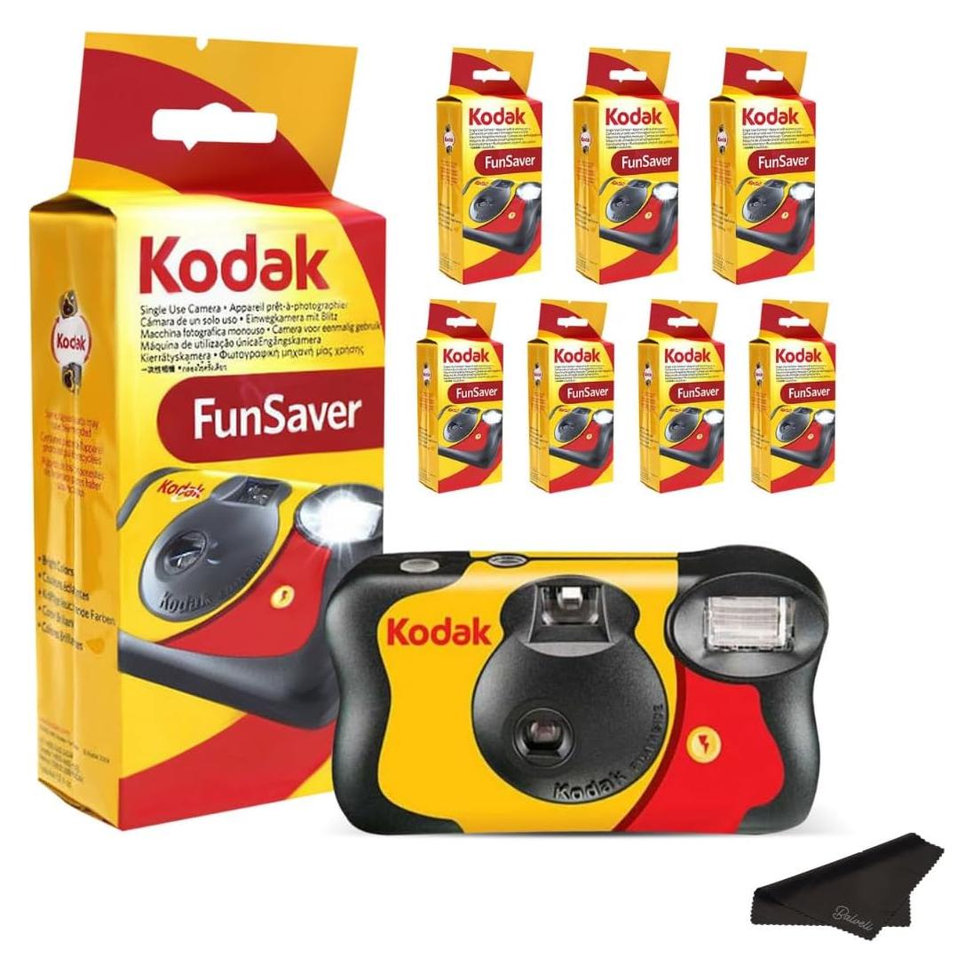 Cámara desechable Kodak Funsaver 7 unidades 27 exposiciones