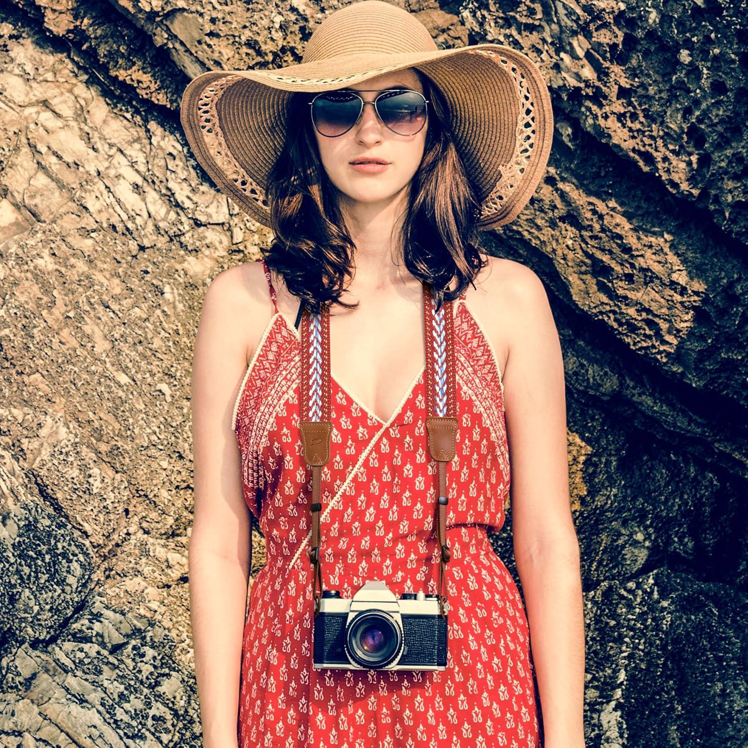 Correa de cámara Padwa Lifestyle Speed Rojo 1.5" Ajustable