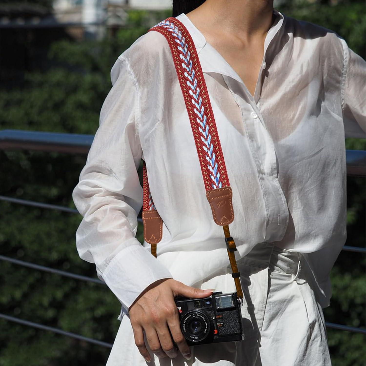 Correa de cámara Padwa Lifestyle Speed Rojo 1.5" Ajustable