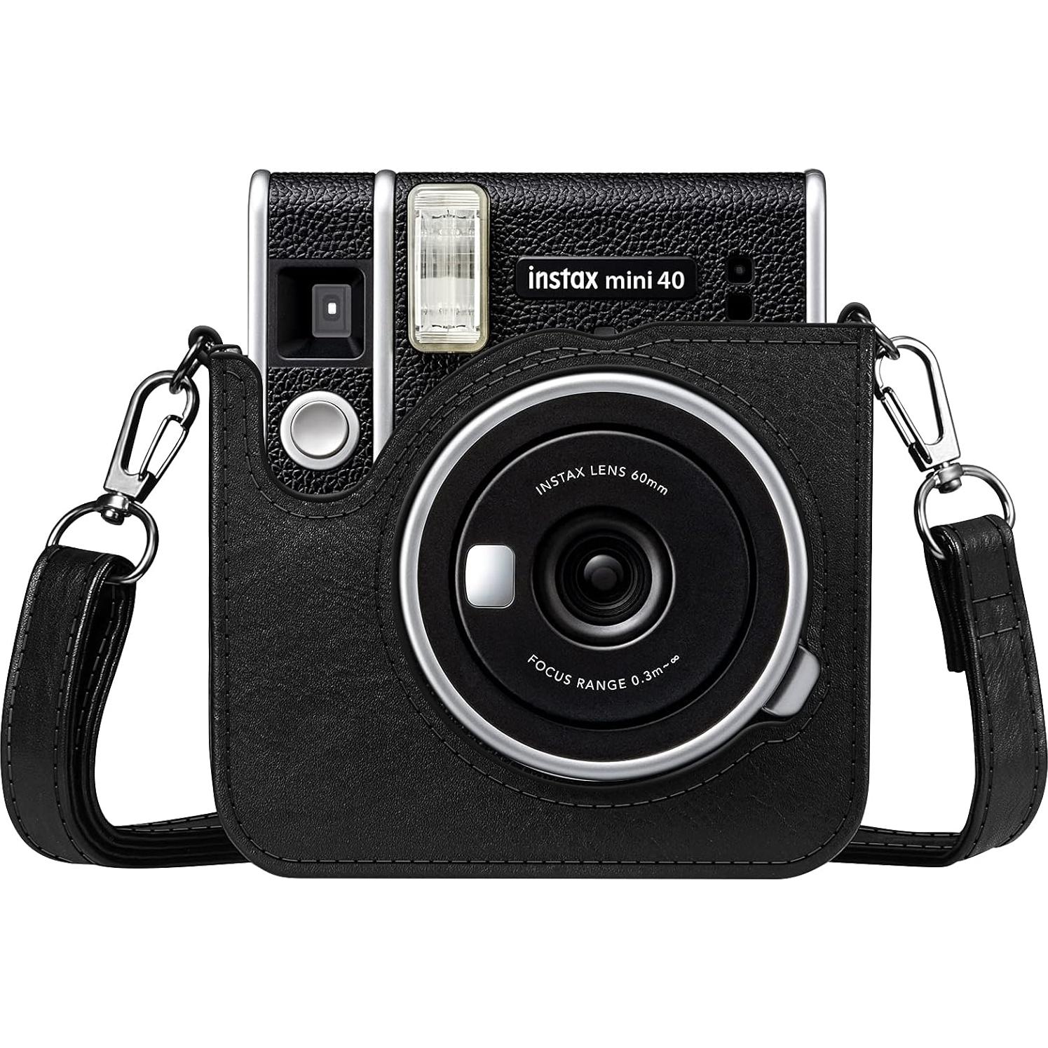 Funda Protectora Fintie para Cámara Fujifilm Instax Mini 40 - Cuero Sintético Premium