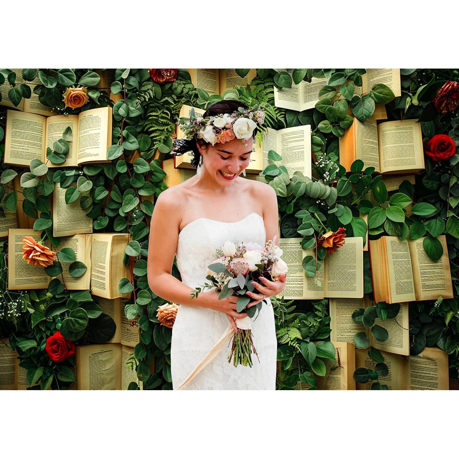 Fondo de Flores Vintage 3x2.43m KUKUSOUL para Fotografía