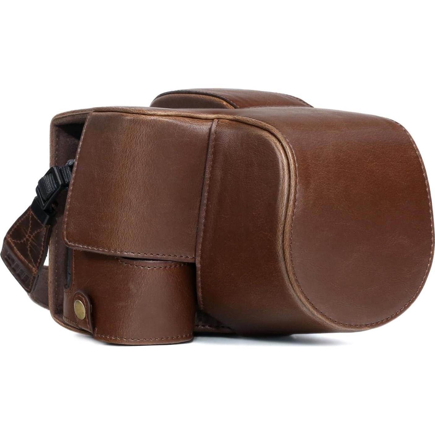 Funda de cámara de cuero MegaGear para Sony Cyber-Shot RX10