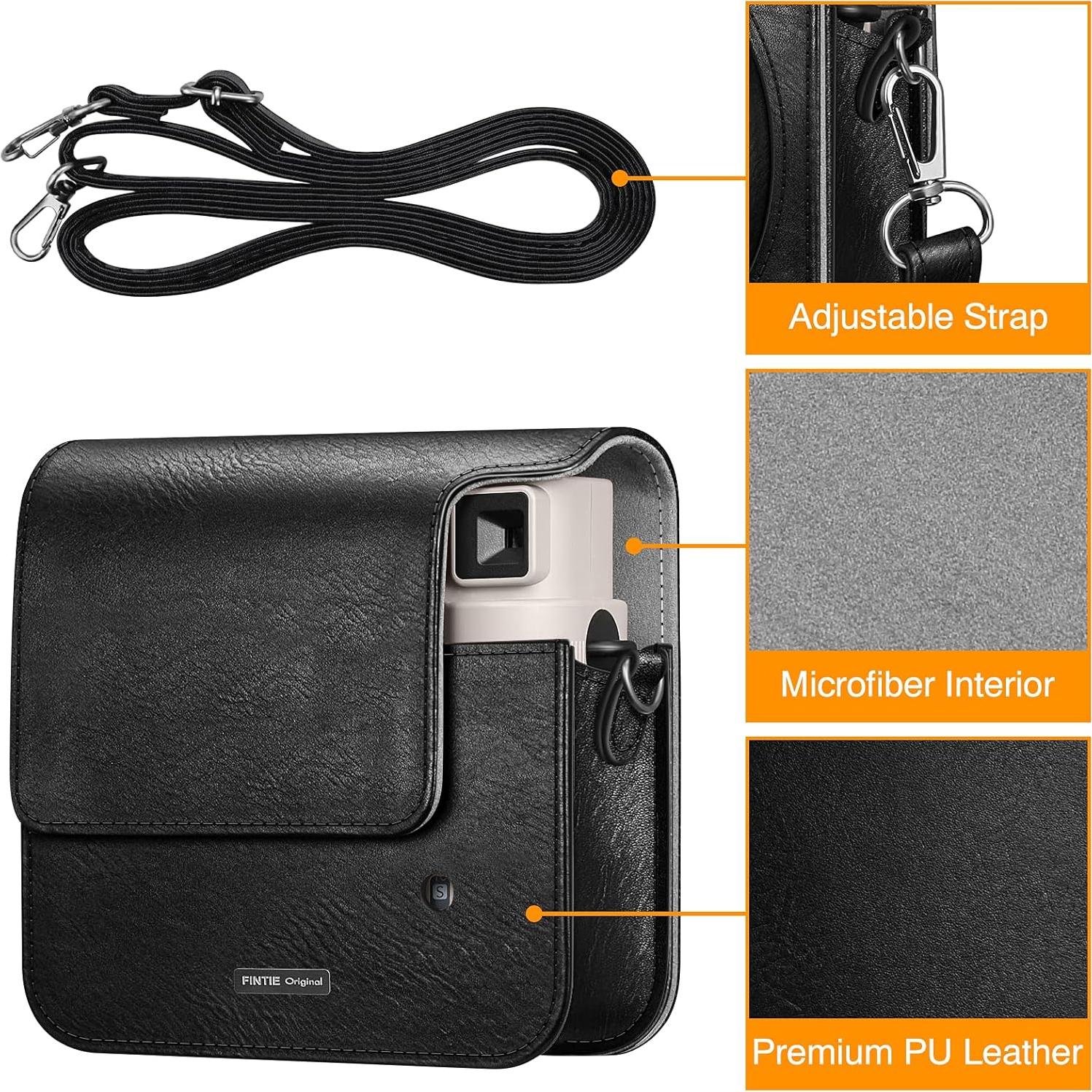 Funda Protectora Fintie para Cámara Fujifilm Instax SQ40/SQ1 - Cuero Vegano con Correa Ajustable