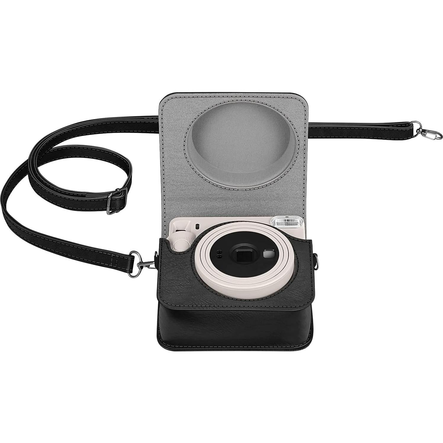 Funda Protectora Fintie para Cámara Fujifilm Instax SQ40/SQ1 - Cuero Vegano con Correa Ajustable