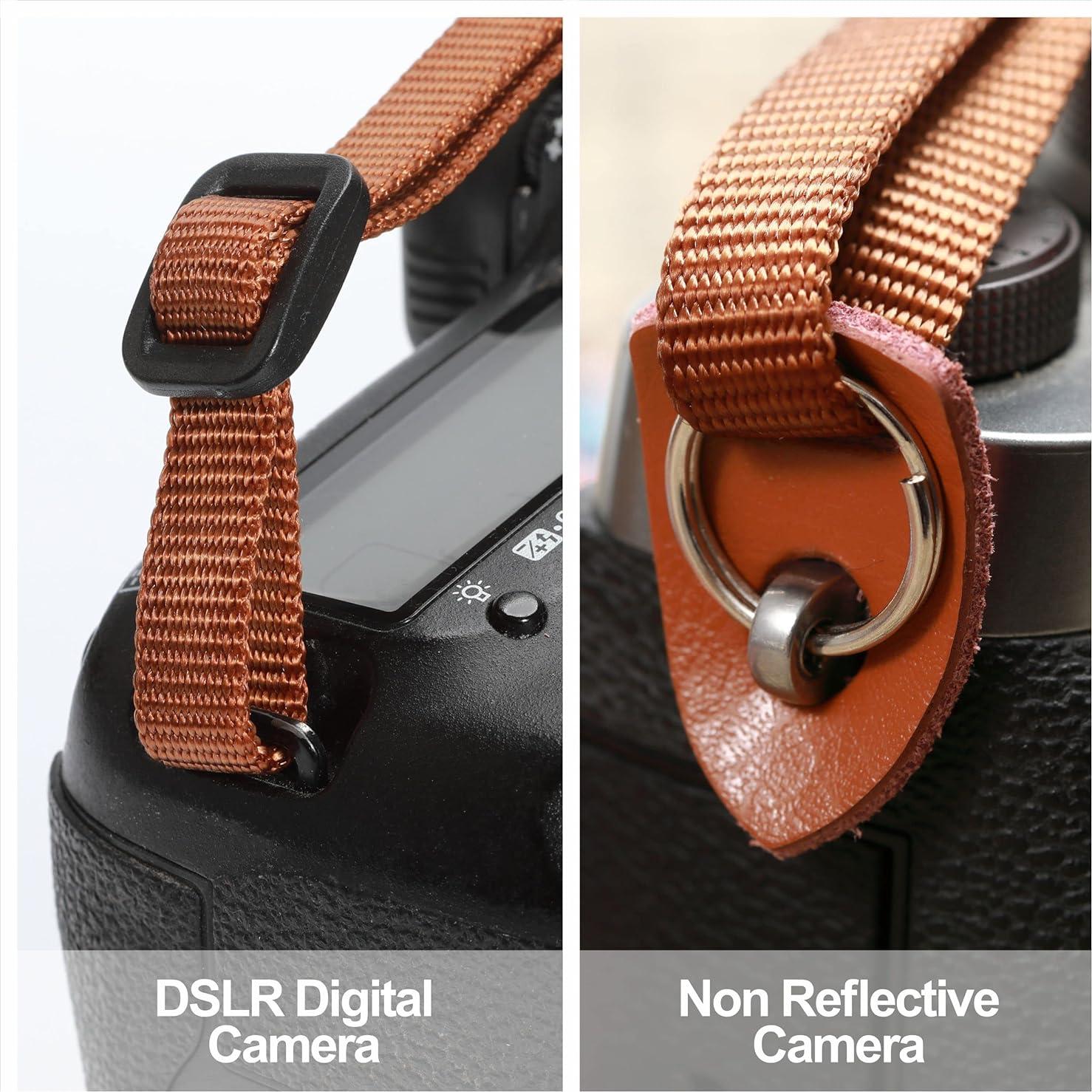 Correa de Cámara Ajustable Padwa Lifestyle Rosa Bordada 5cm