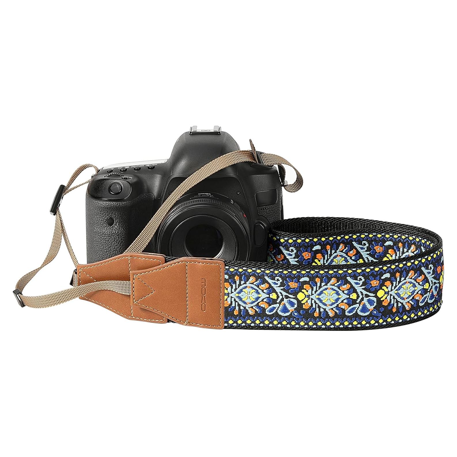 Correa de Cámara MoKo Vintage Ajustable 90-158 cm Azul