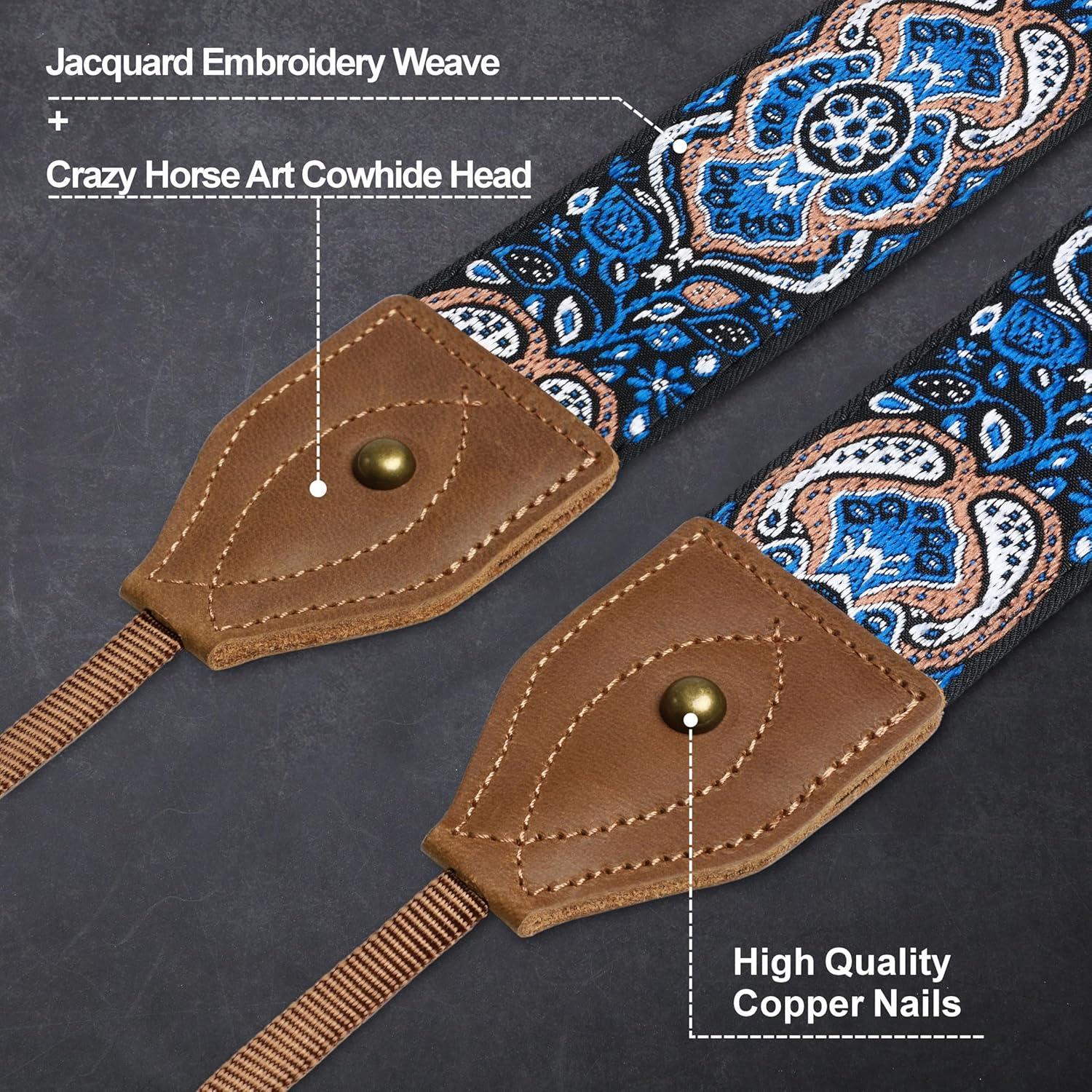 Correa de Cámara Padwa Lifestyle 5 cm Ancha Ajustable Vintage