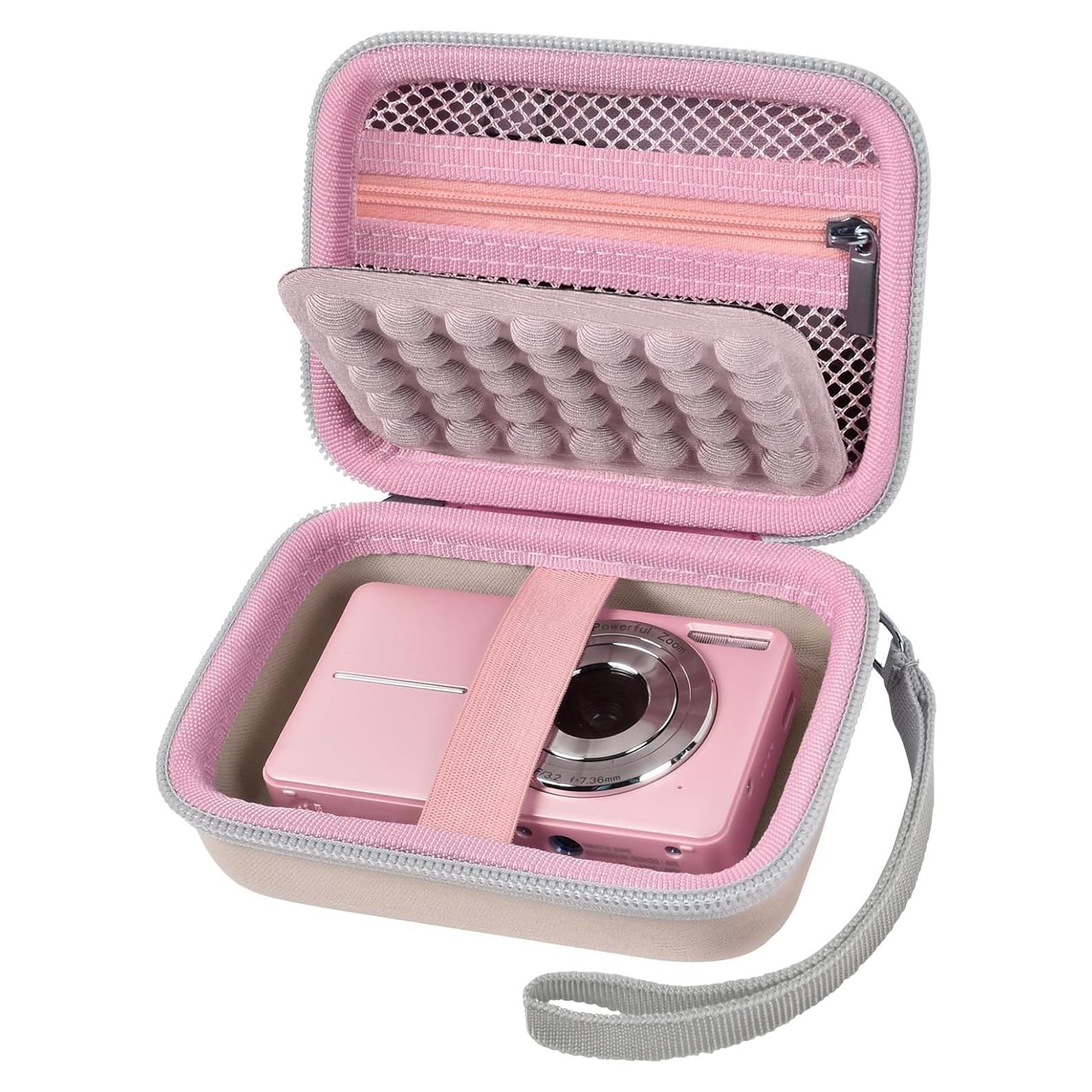 Funda de cámara digital Rosa Grapsa para Canon y Kodak