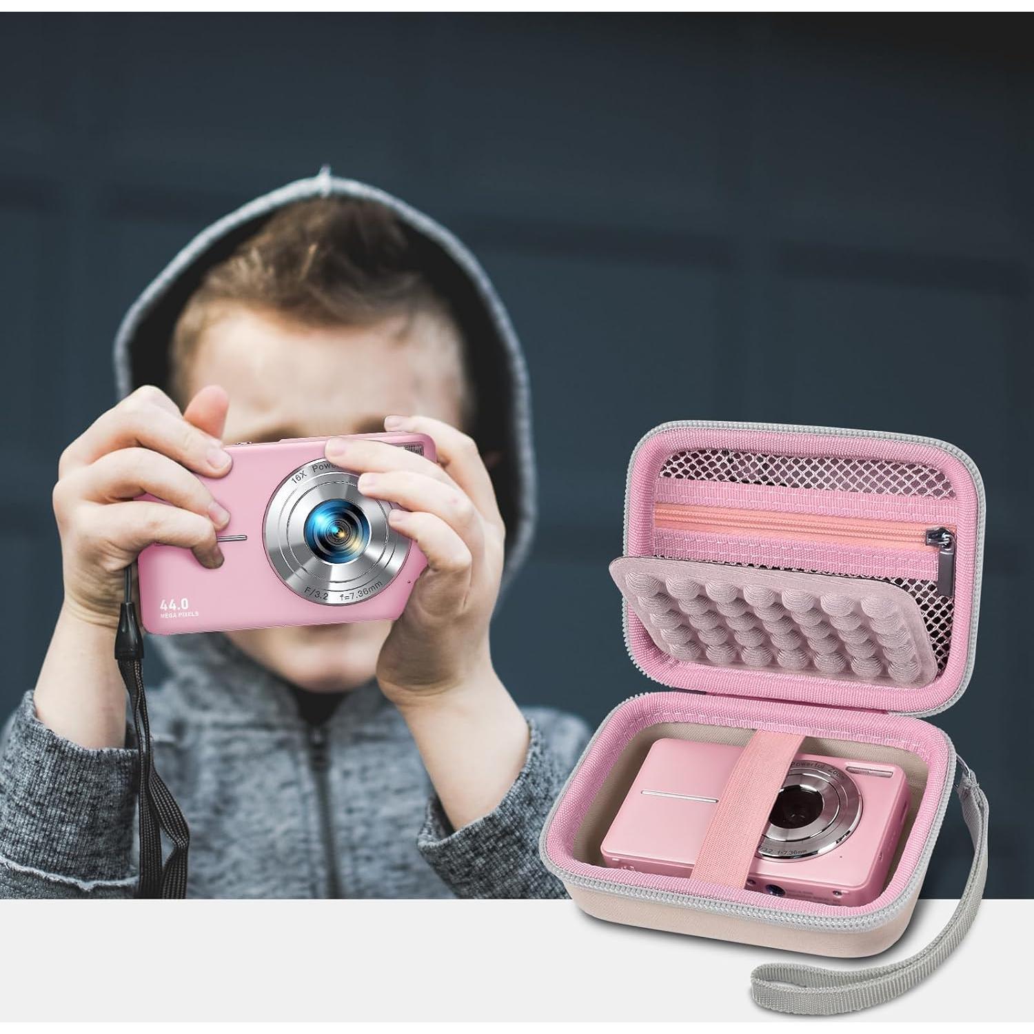 Funda de cámara digital Rosa Grapsa para Canon y Kodak