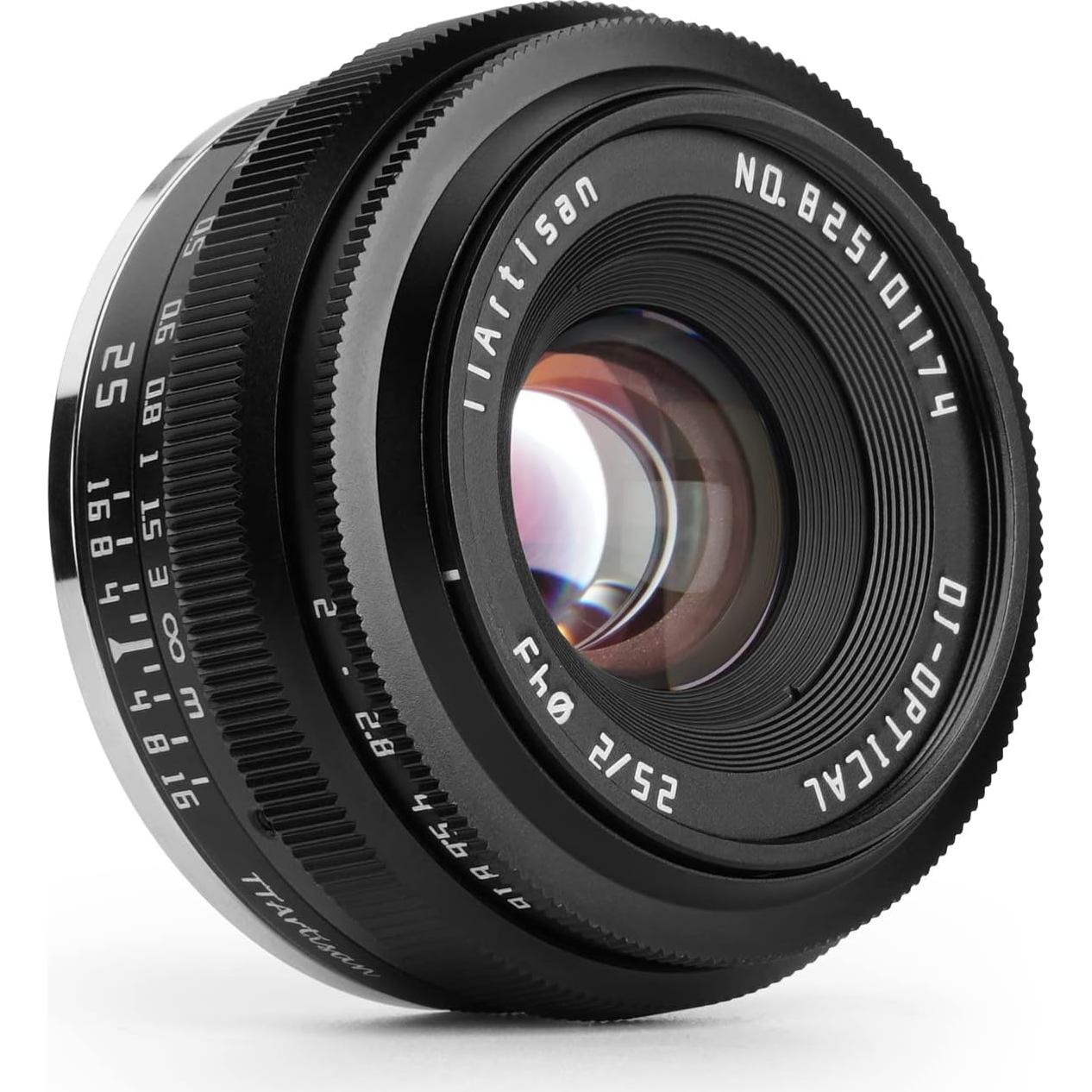 Lente Gran Angular TTArtisan 25mm F2 Montura E para Sony